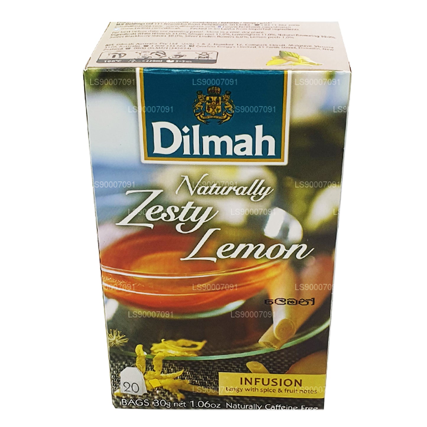 Dilmah Naturally Zesty Lemon (30 g) 20 Teebeutel