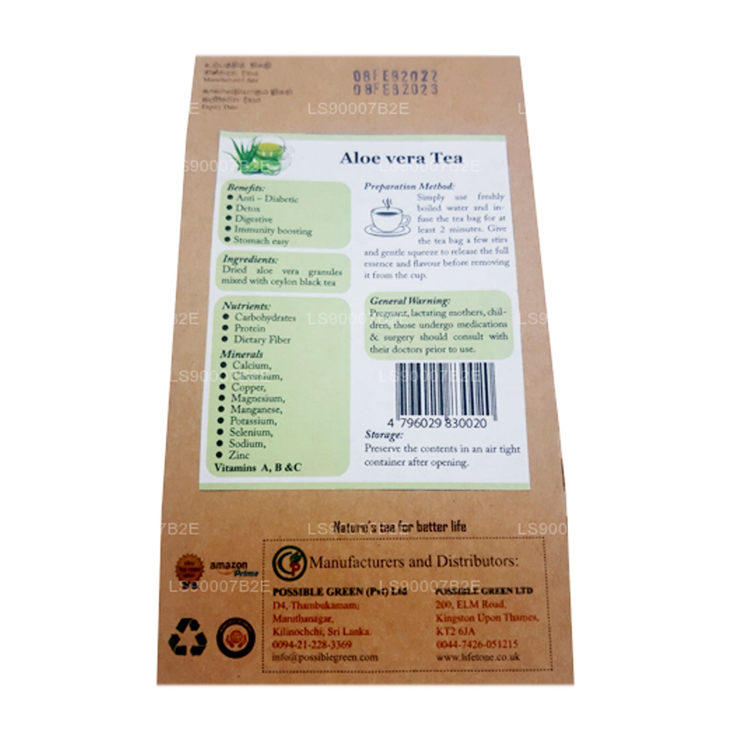 Lifetone Aloe Vera Tee (40 g)