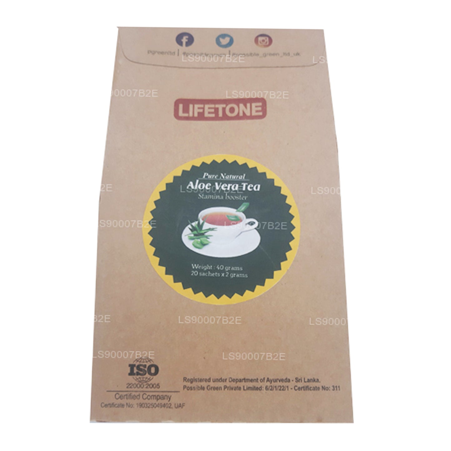 Lifetone Aloe Vera Tee (40 g)