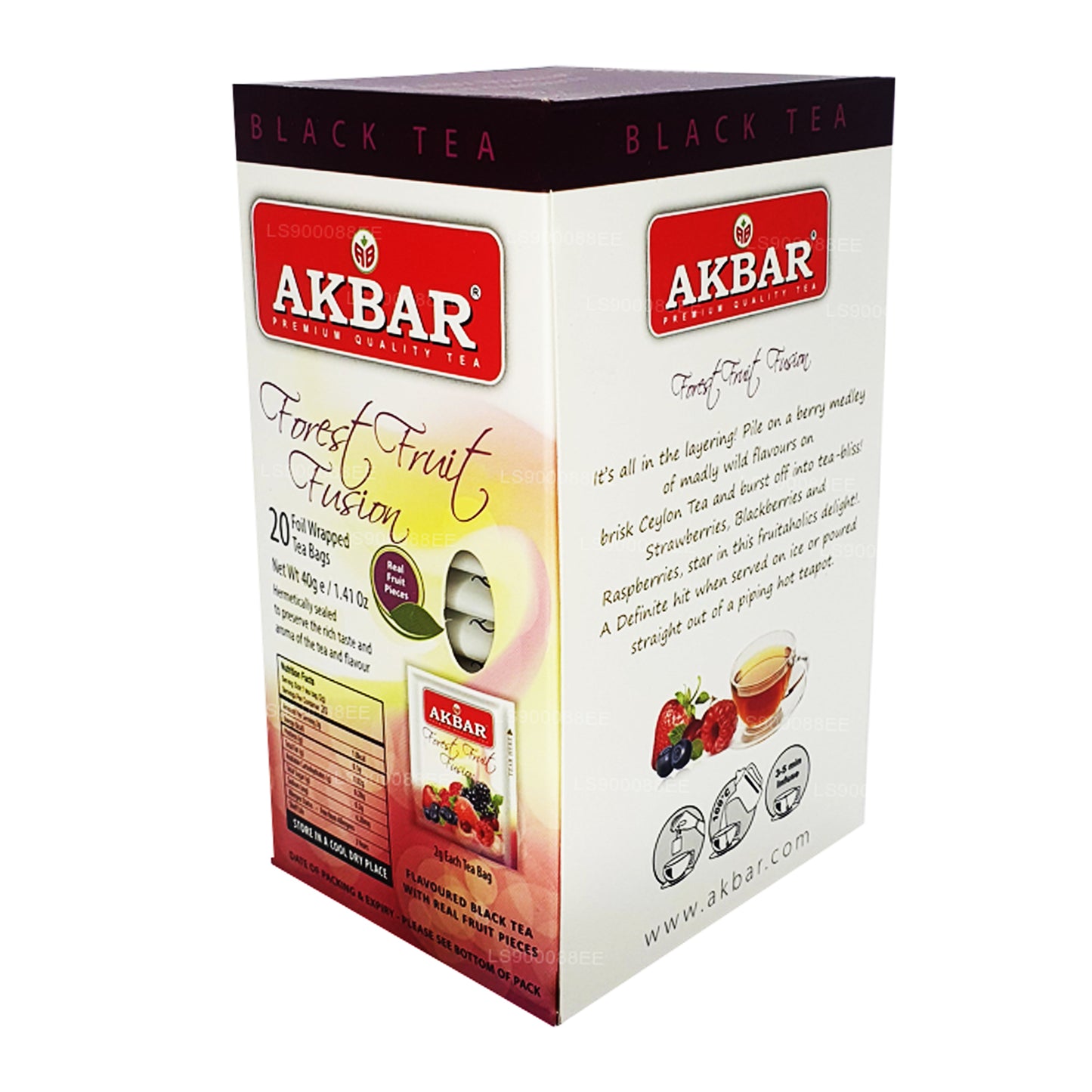 Akbar Forest Fruit Fusion (40 g) 20 Teebeutel