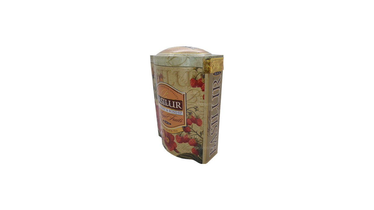 Basilur Magic Fruits Dose mit Himbeere und Hagebutte, 100 g