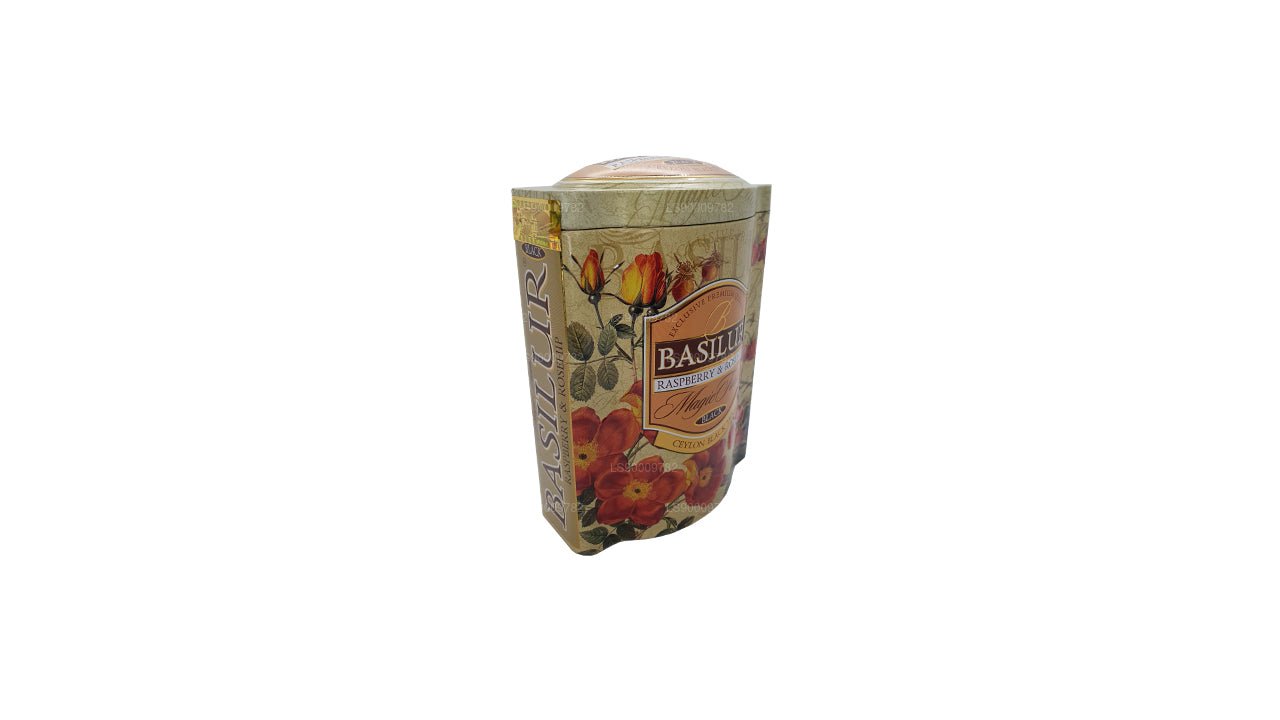 Basilur Magic Fruits Dose mit Himbeere und Hagebutte, 100 g