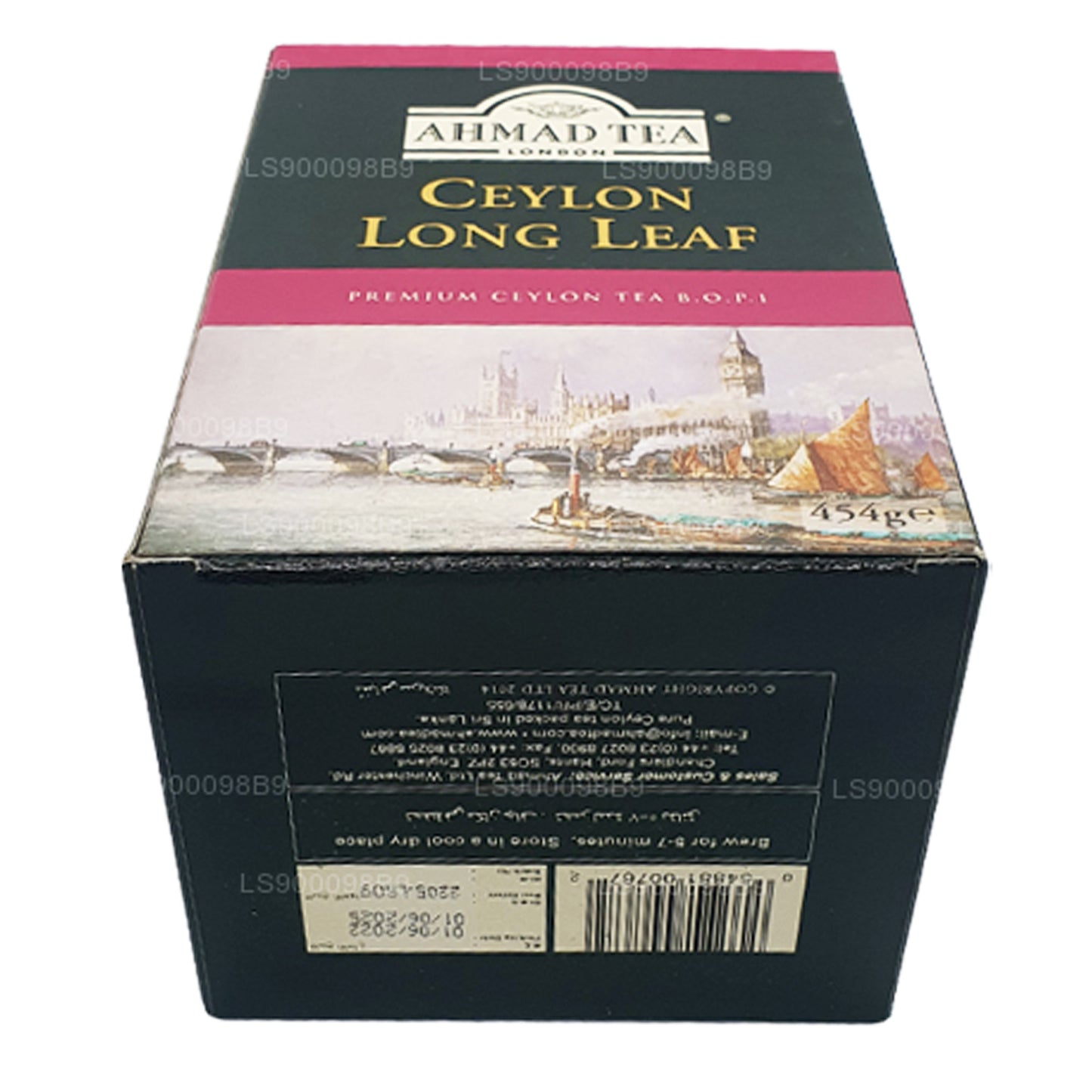 Ahmad Tea Ceylon Long Leaf Loser Tee, Karton (454 g)