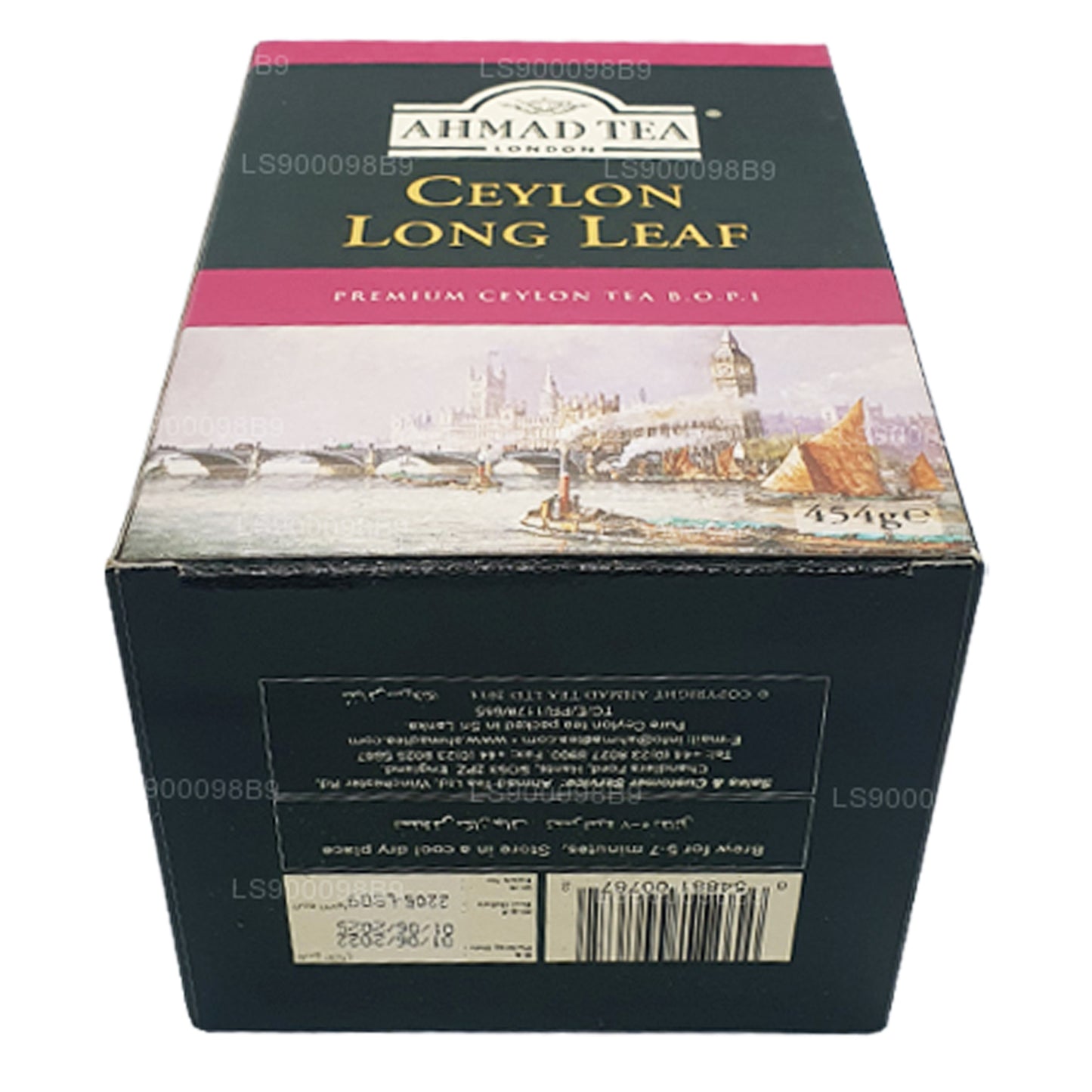 Ahmad Tea Ceylon Long Leaf Loser Tee, Karton (454 g)