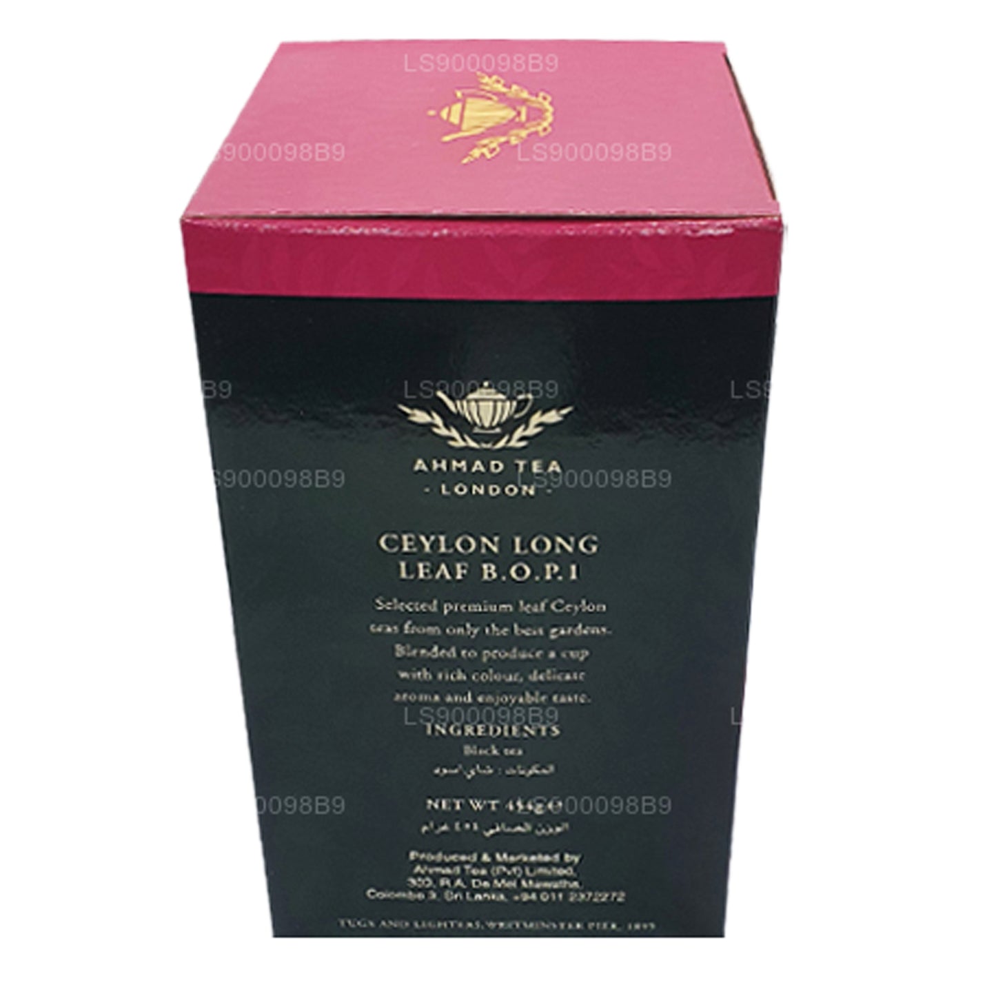 Ahmad Tea Ceylon Long Leaf Loser Tee, Karton (454 g)