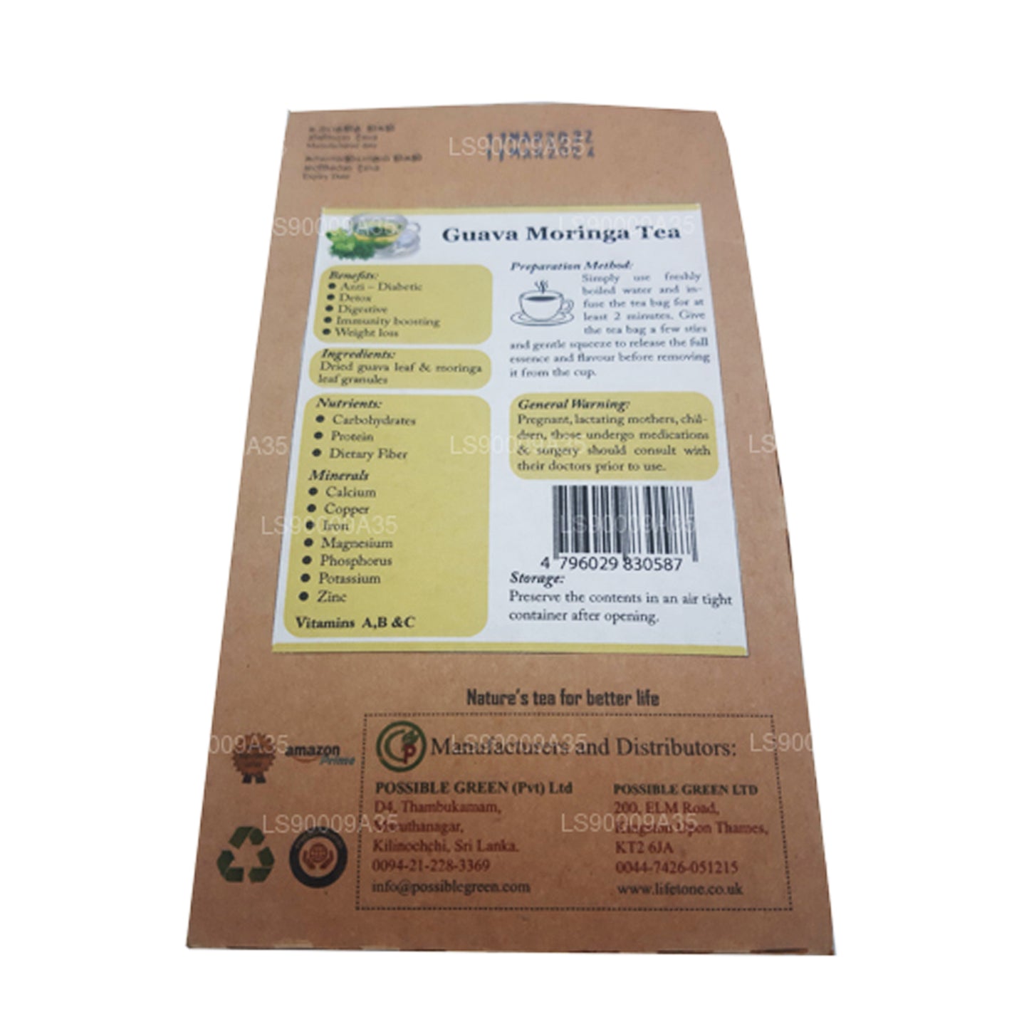 Lifetone Guava Moringa-Tee (30 g)