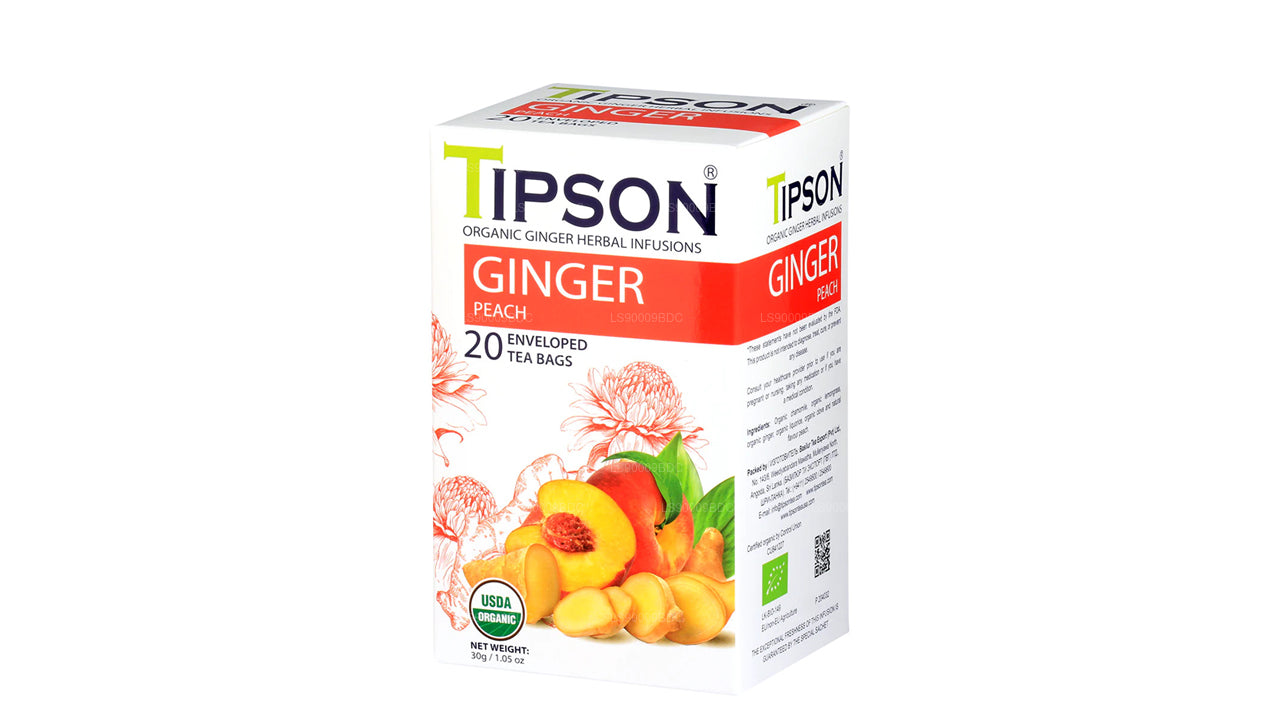 Tipson Bio-Ingwer-Pfirsich-Tee (30g)