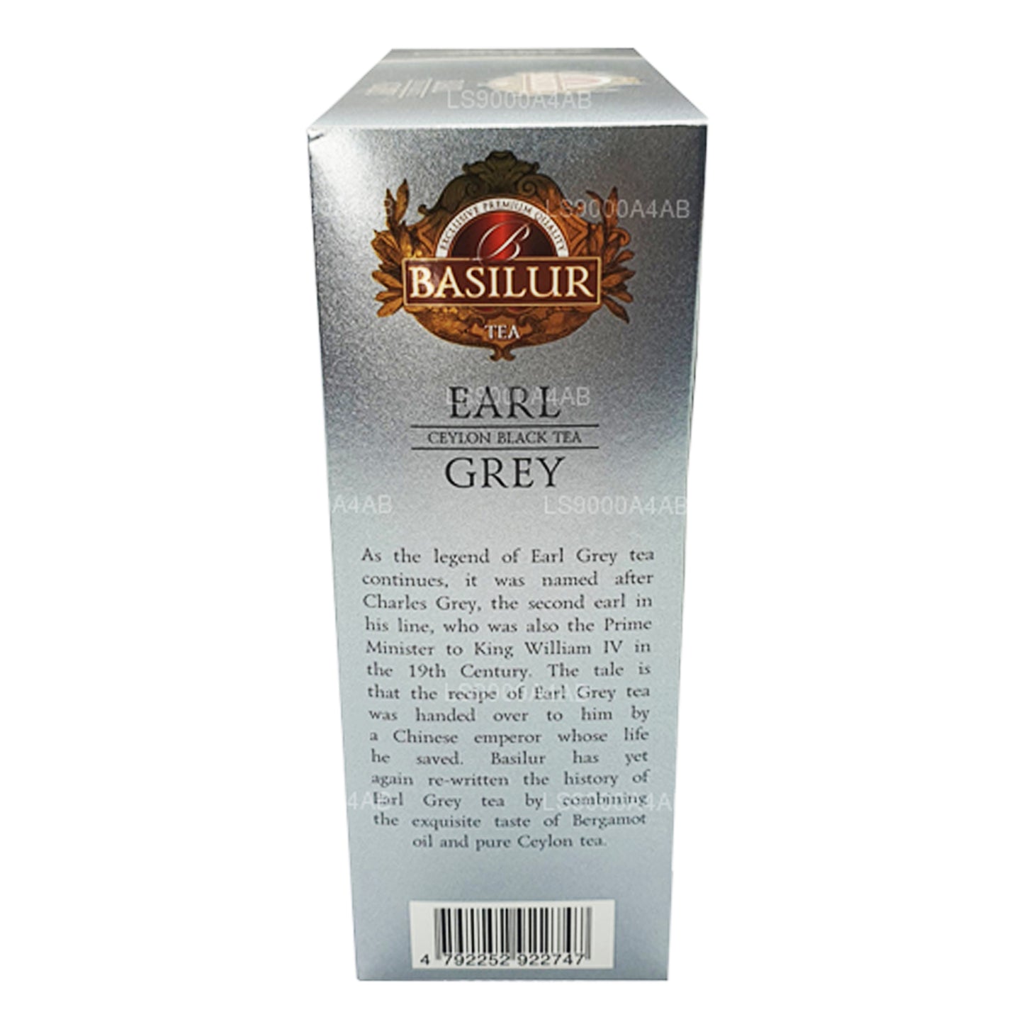 Basilur Speciality Classics Earl Grey Ceylon Schwarztee (200 g) 100 Teebeutel