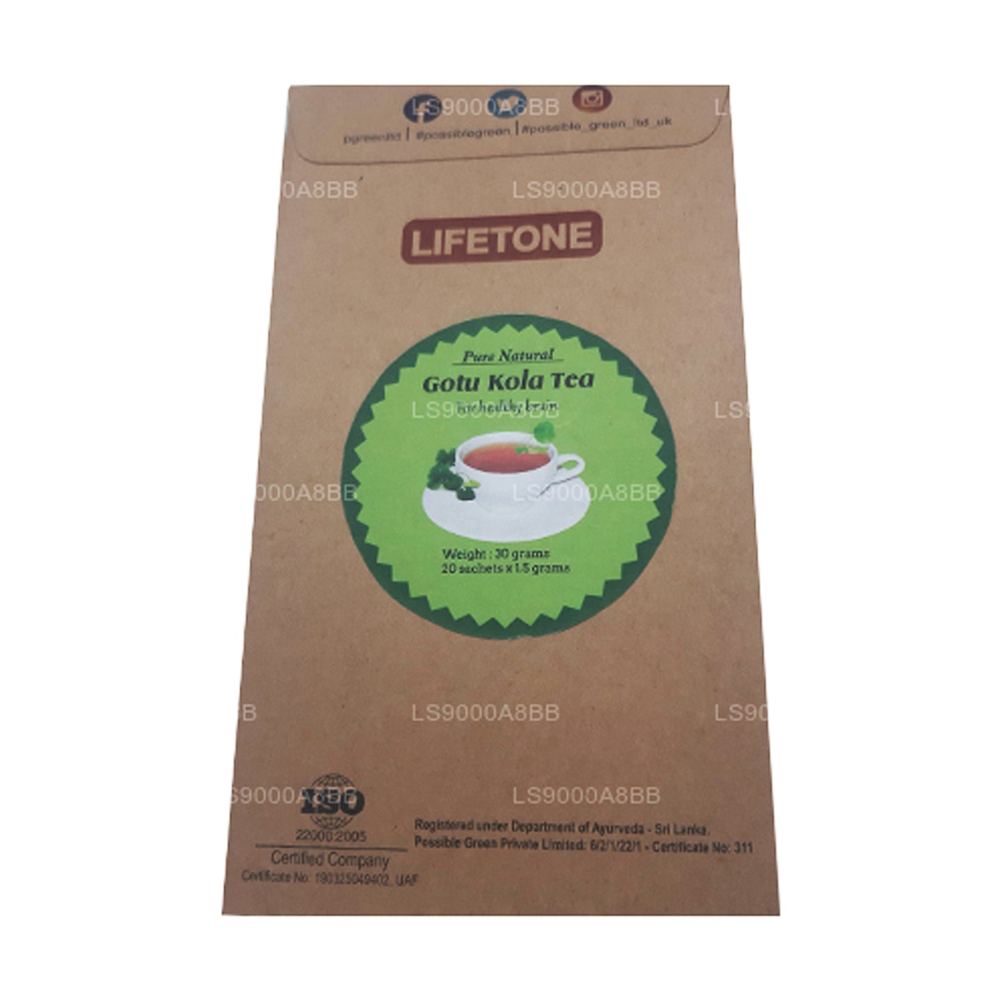 Lifetone Gotukola Tee (30 g)