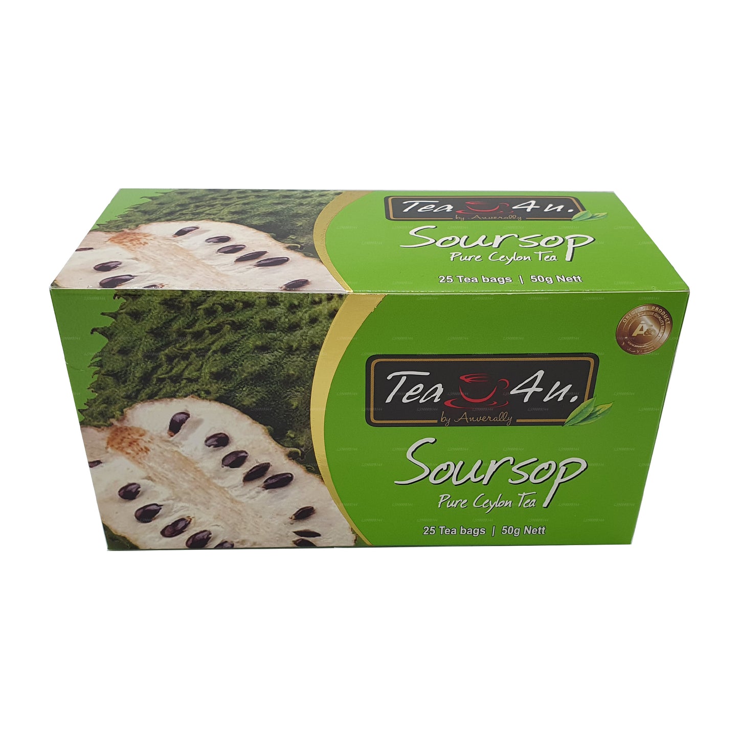 Tea4U Schwarztee mit Soursop (50 g) 25 Teebeutel