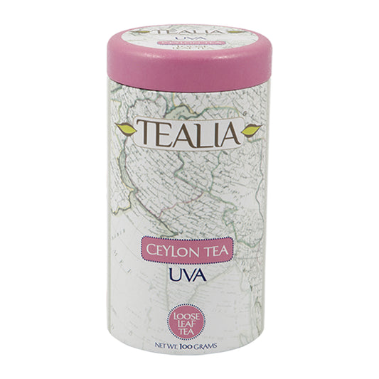 Tealia Ceylon Regionaler Tee „Uva“ Loseblatt (100g)