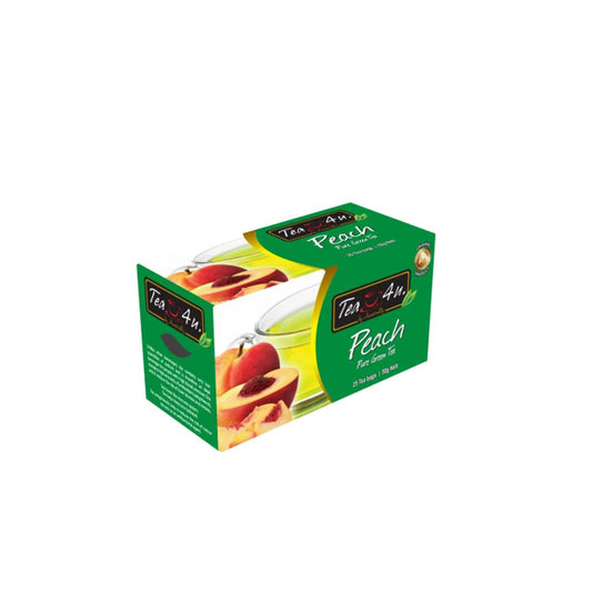 Tea4U Pfirsich-Grüntee (50 g) 25 Teebeutel