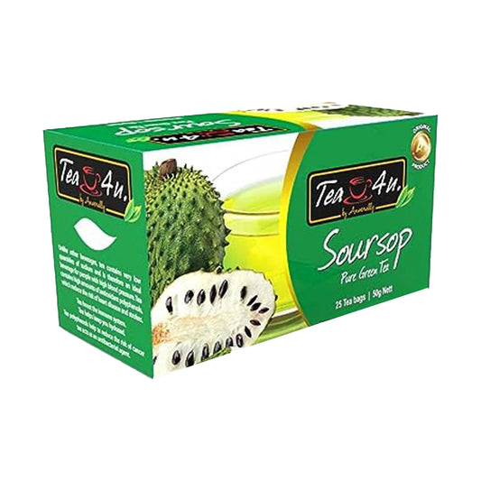 Tea4U Grüntee mit Soursop (50 g) 25 Teebeutel