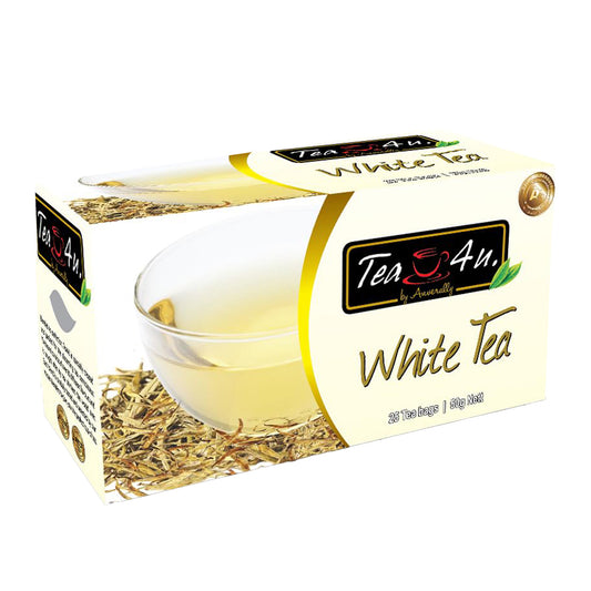 Tea4U Weißer Ceylon-Tee (50 g), 25 Teebeutel