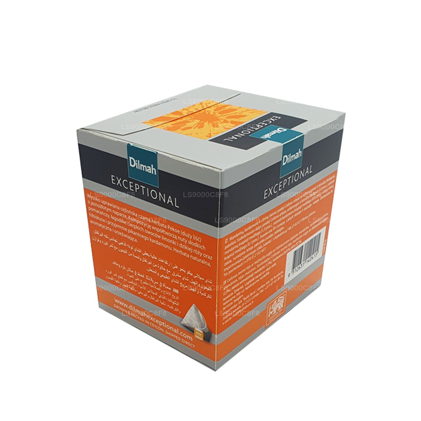 Dilmah Exceptional Lively Lime and Orange Fusion Real Leaf Tea (40 g) 20 Teebeutel