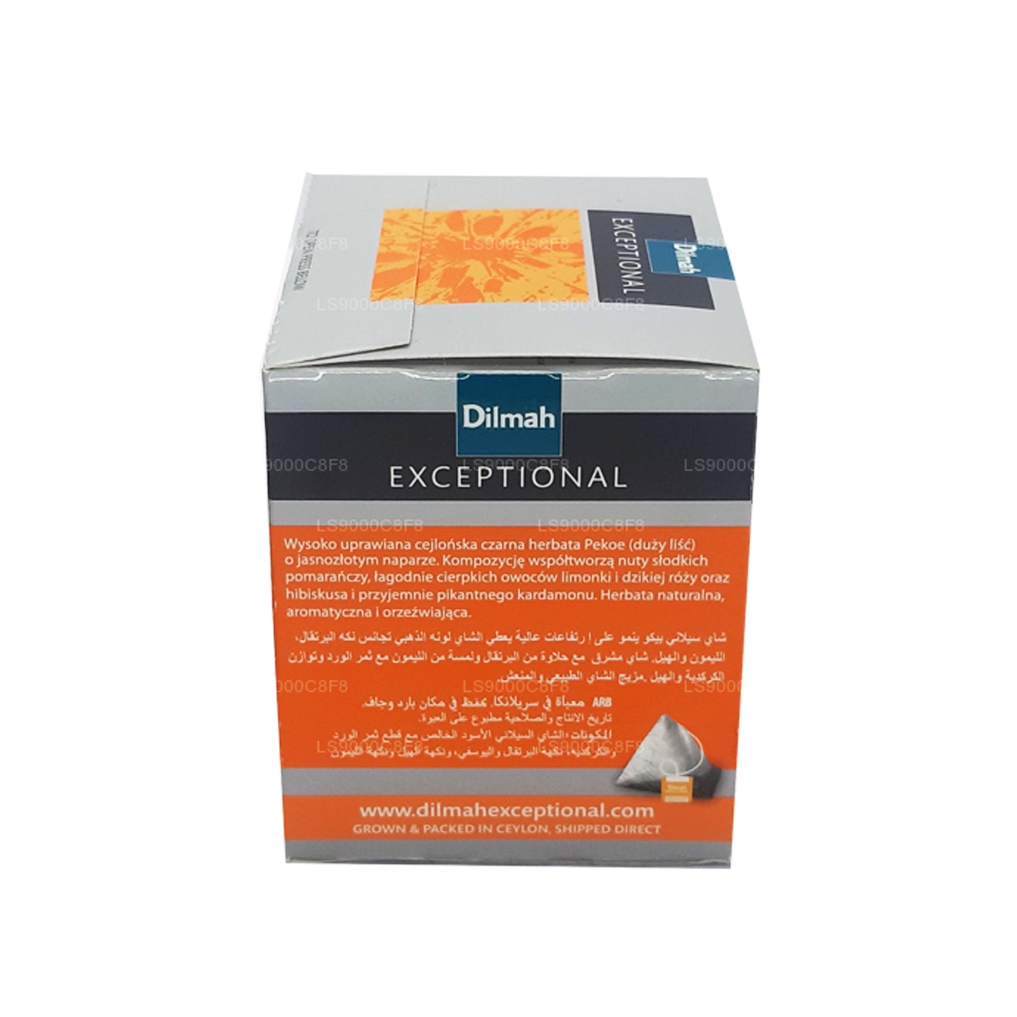 Dilmah Exceptional Lively Lime and Orange Fusion Real Leaf Tea (40 g) 20 Teebeutel