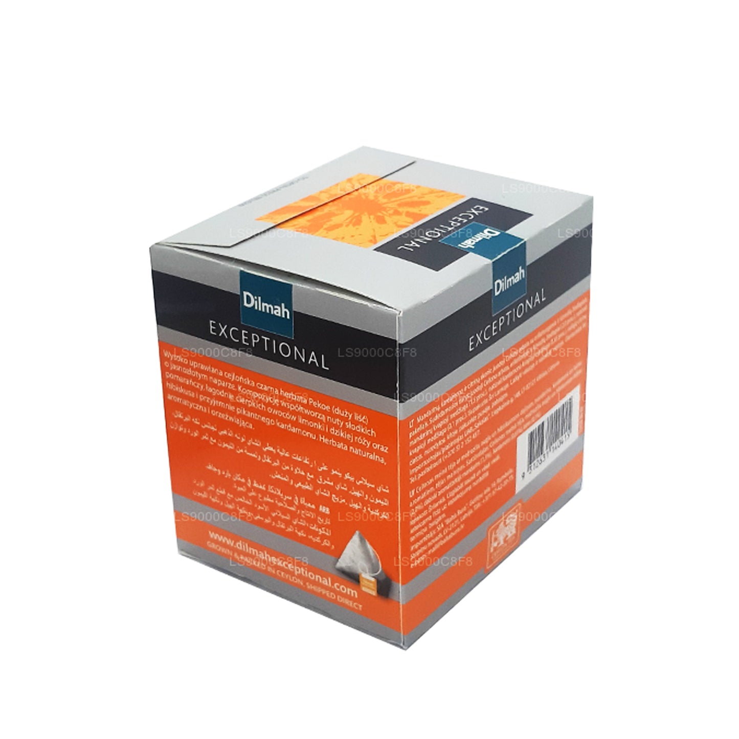 Dilmah Exceptional Lively Lime and Orange Fusion Real Leaf Tea (40 g) 20 Teebeutel