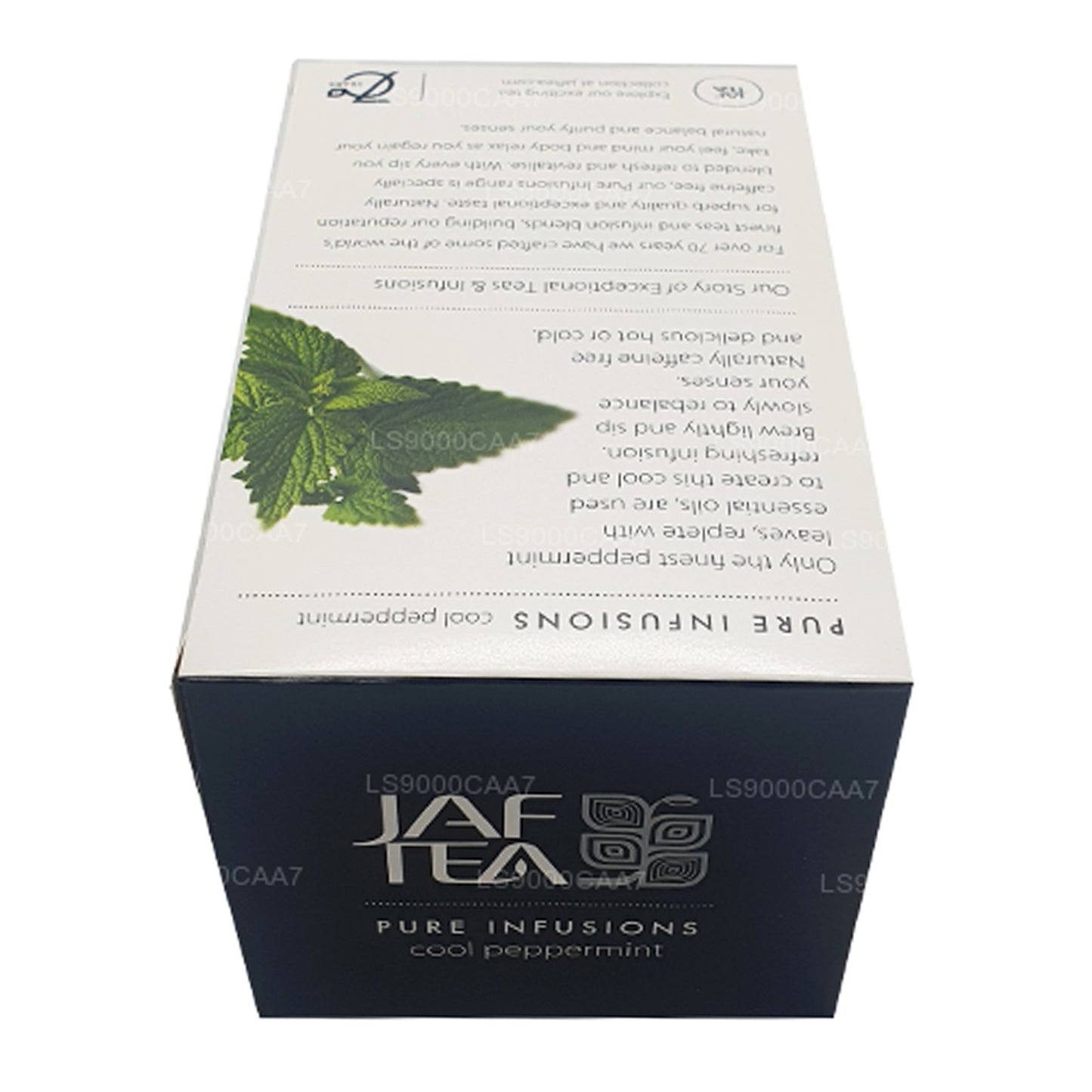 Teebeutel aus der Jaf Tea Pure Infusions Collection, Cool Peppermint, in Folie, 30 g