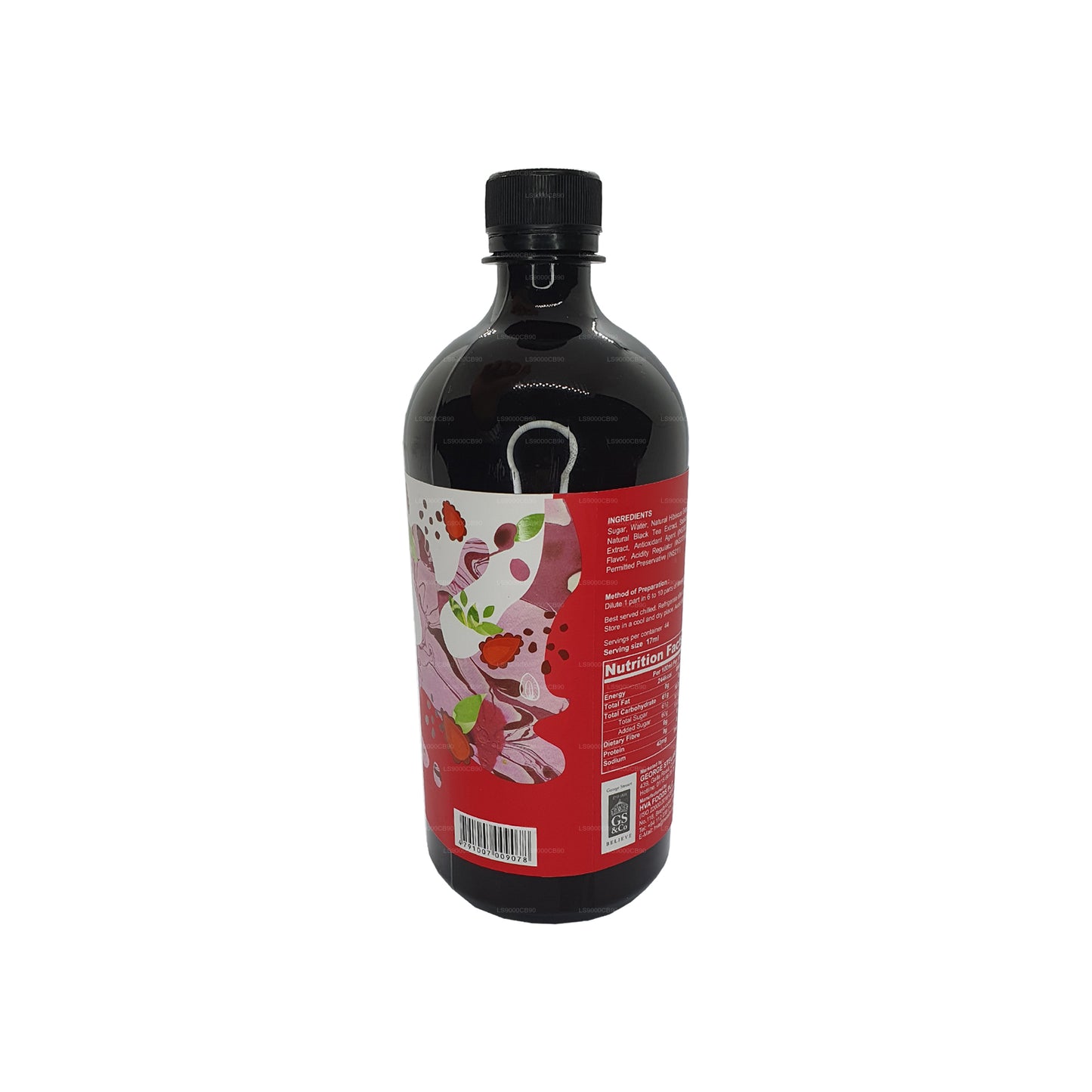 Heladiv Erdbeer-Eistee-Konzentrat Cordial (750 ml)