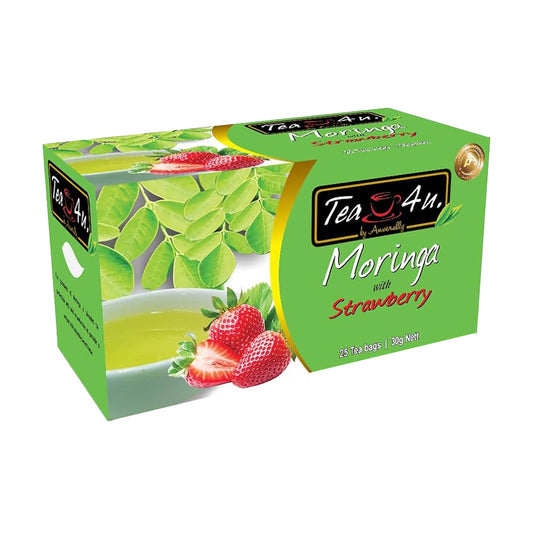 Tea4U Moringa mit Erdbeere (30g) 25 Teebeutel