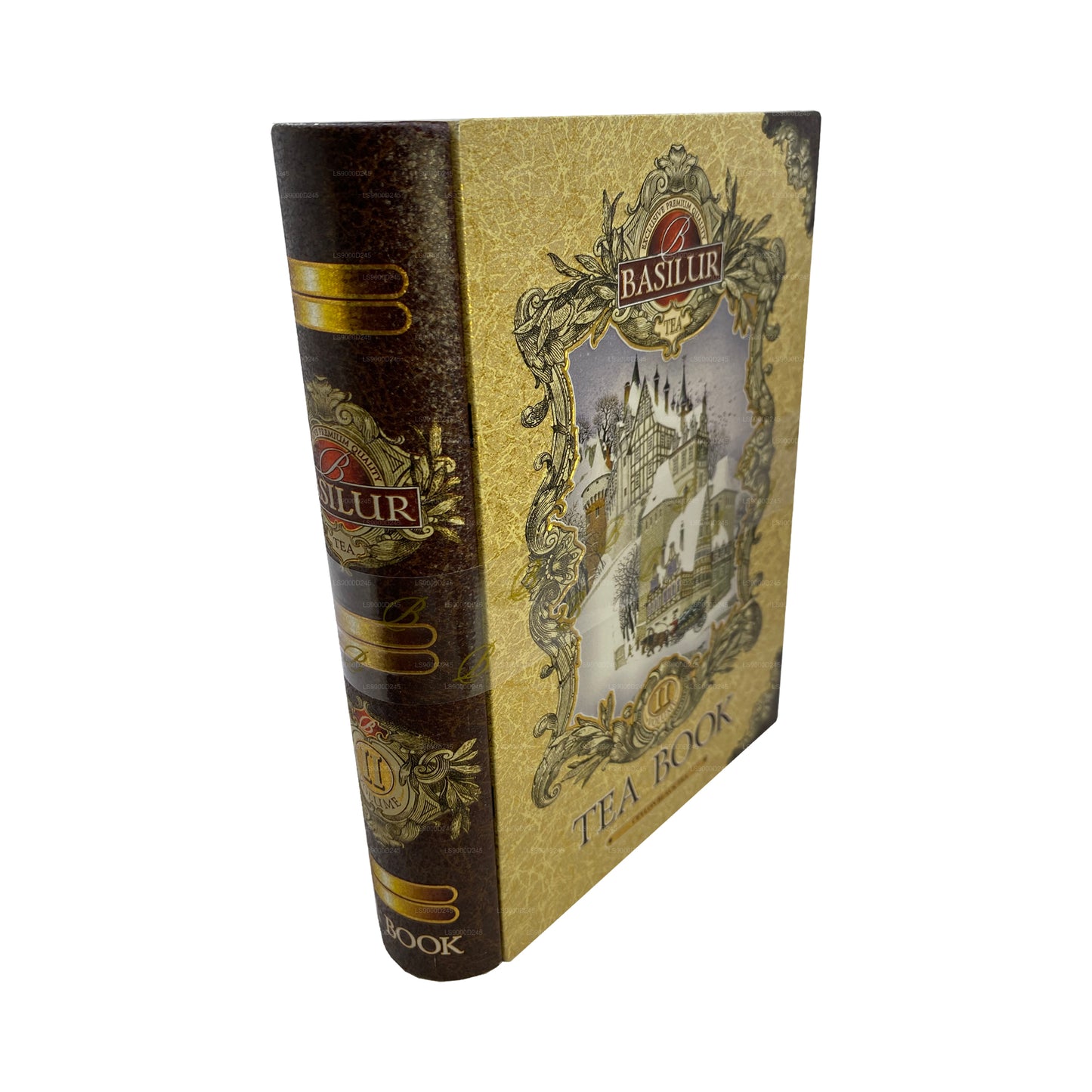 Basilur Teebuch-Behälter „Tea Book Volume II - Gold“ (100 g)