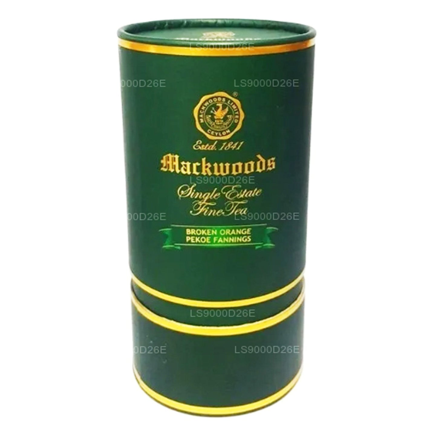 Mackwoods Single Estate, lose Blätter, Orange Pekoe Fannings (Bopf) in einem Zylinder (200 g)