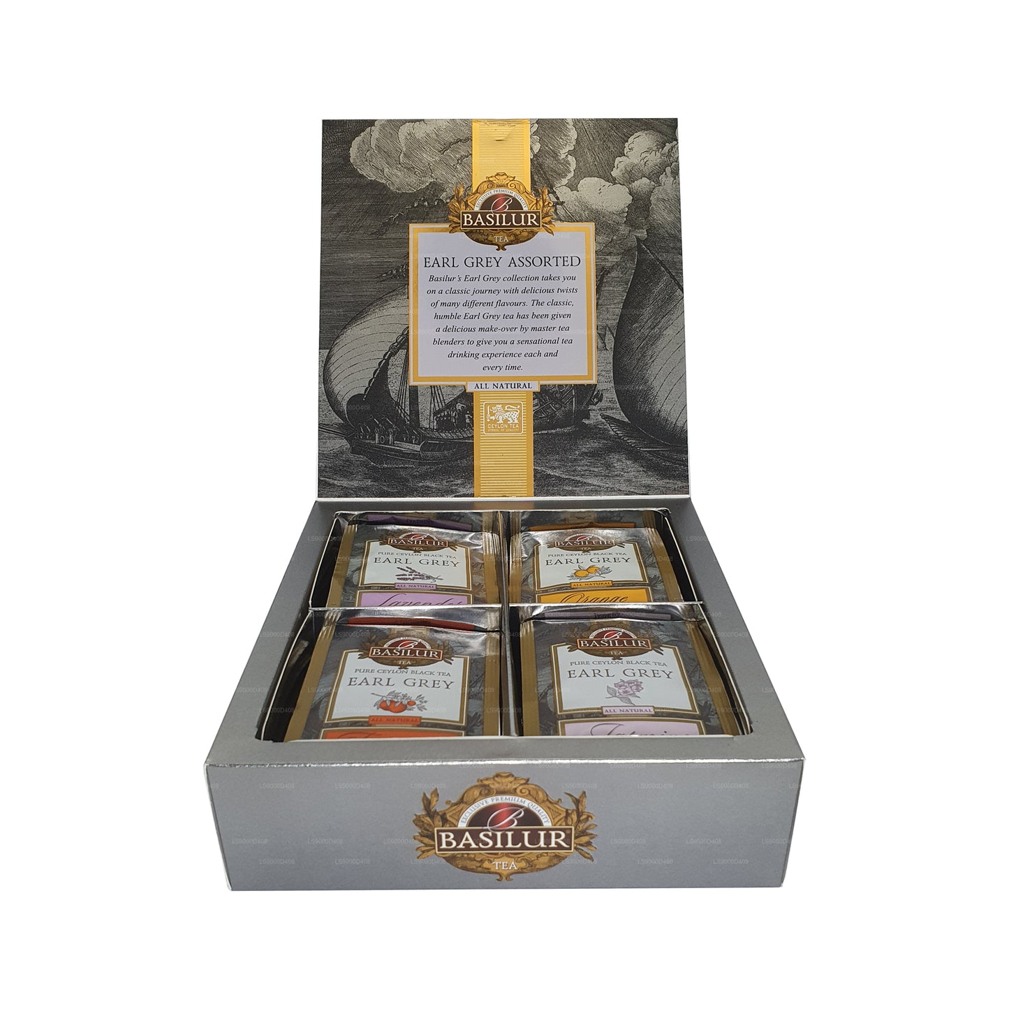 Basilur Earl Grey Kollektion, sortiert (80 g)