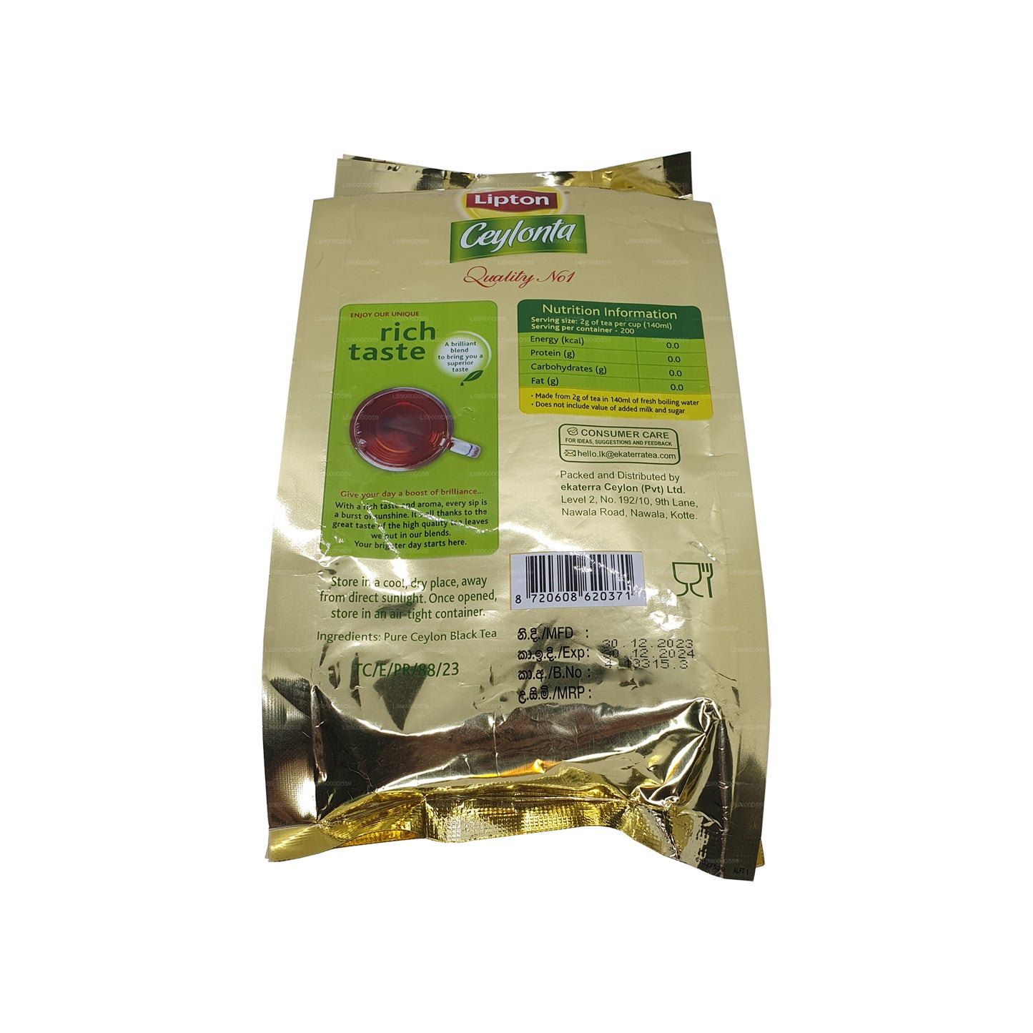 Lipton Ceylonta-Teeblätter (400 g)