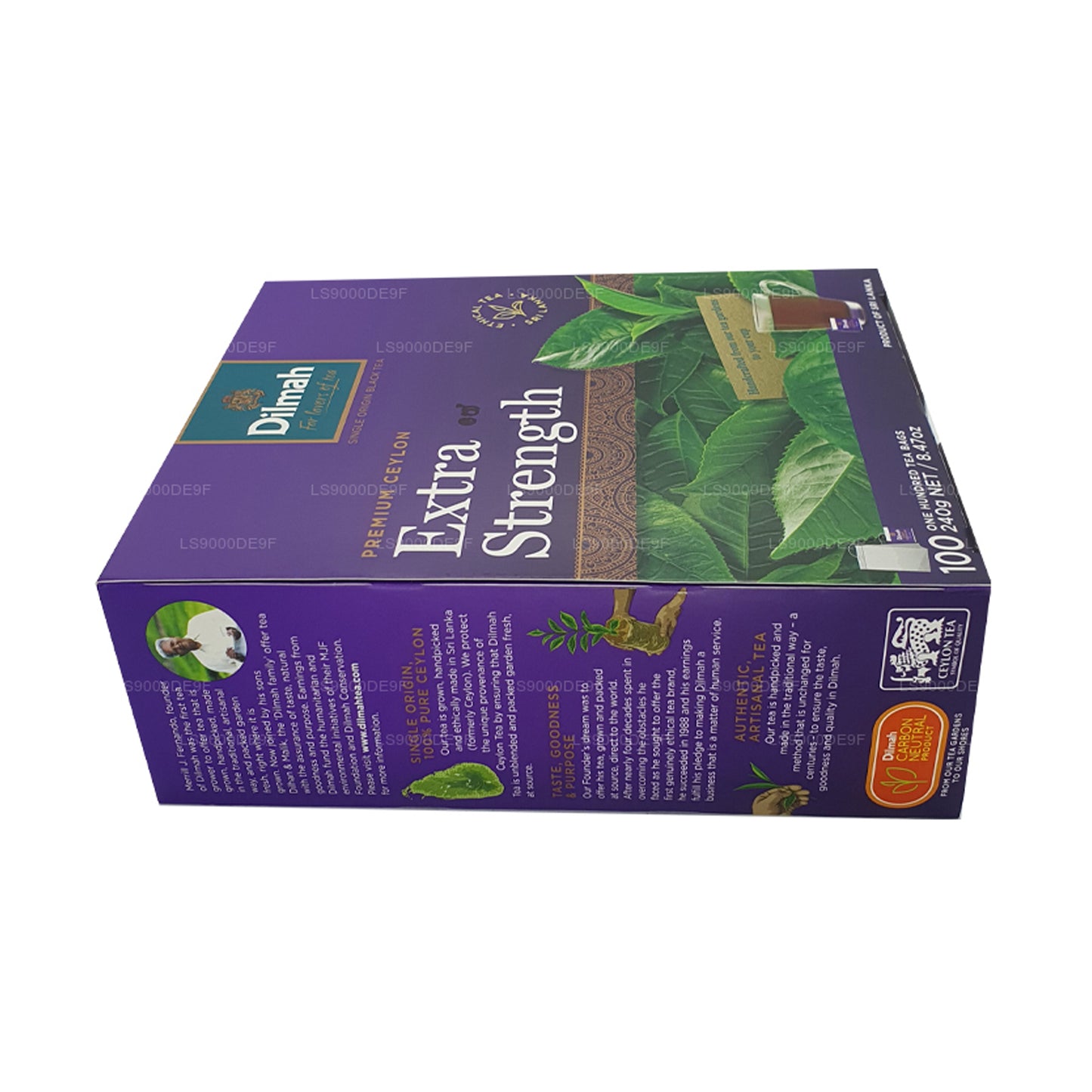 Dilmah Premium Ceylon-Tee, extra stark, 240 g, 100 Teebeutel