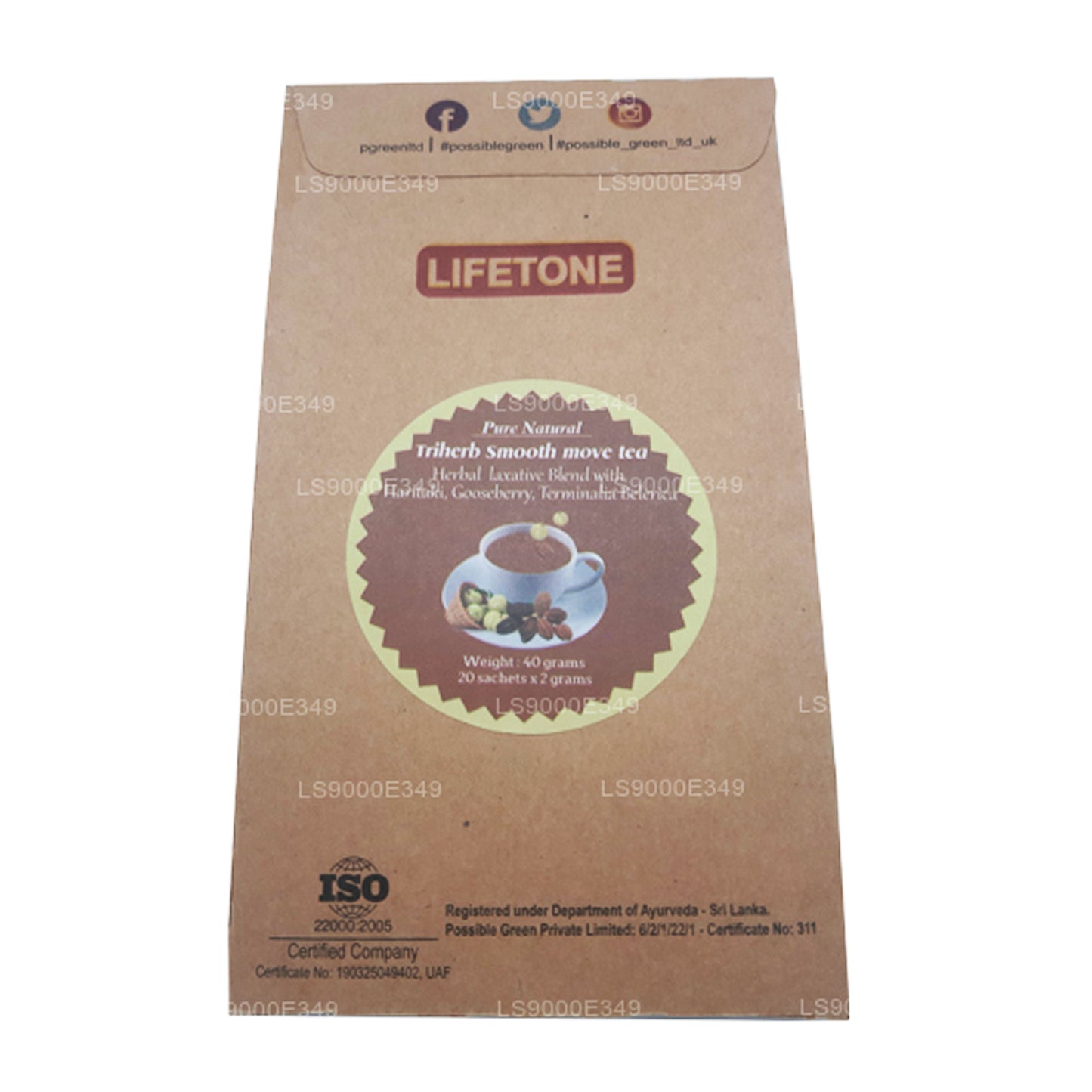 Lifetone Triphala Tee (40g)