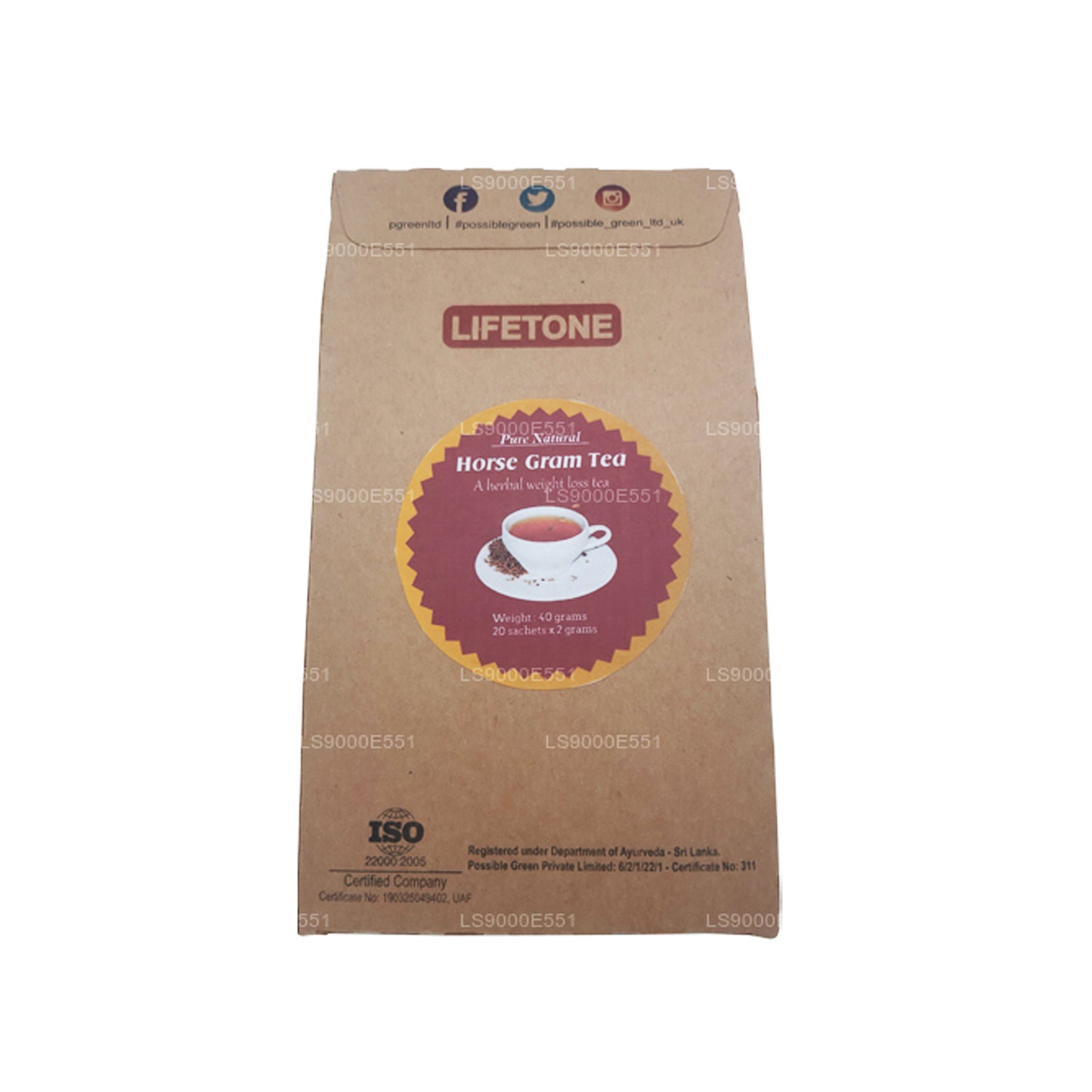 Lifetone Pferdegramm-Tee (40 g)