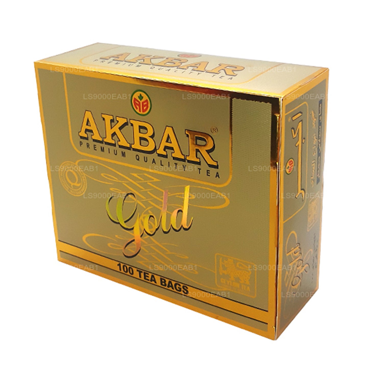 Akbar Gold Premium 100% reiner Ceylon-Tee (200 g) 100 Teebeutel