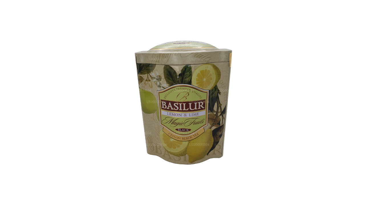 Basilur Magic Fruits Dose mit Zitrone und Limette, 100 g