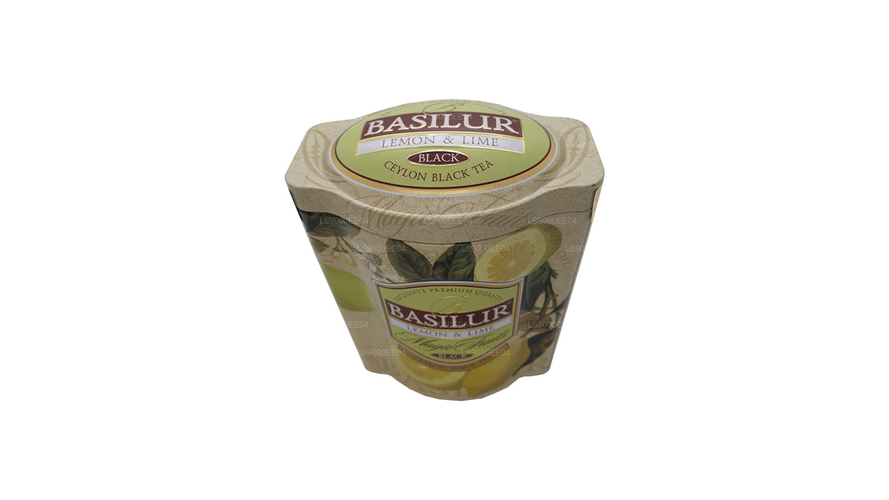 Basilur Magic Fruits Dose mit Zitrone und Limette, 100 g