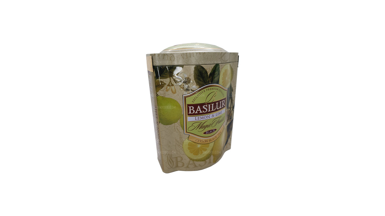 Basilur Magic Fruits Dose mit Zitrone und Limette, 100 g