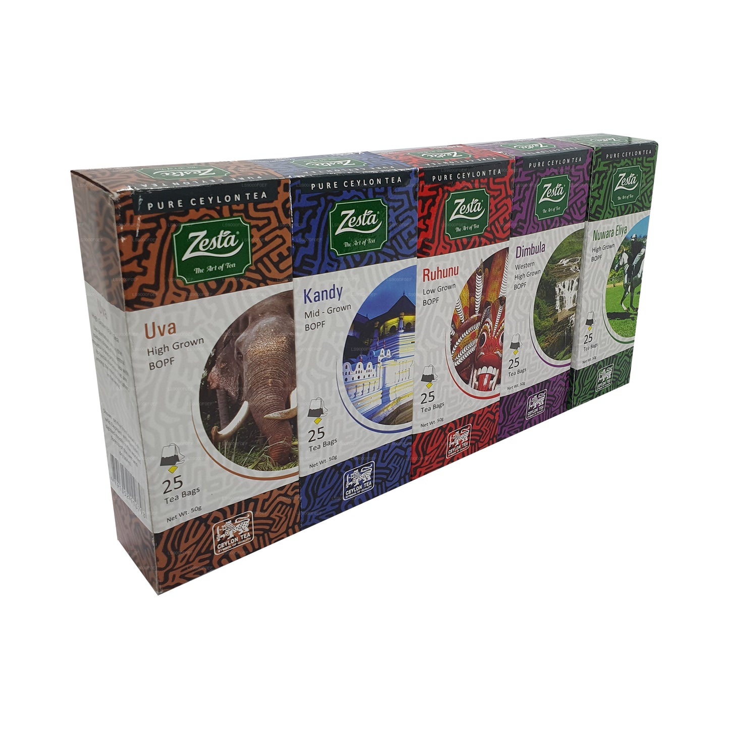 Zesta Ceylon Regional Tea Collection (250g) 125 Tea Bags