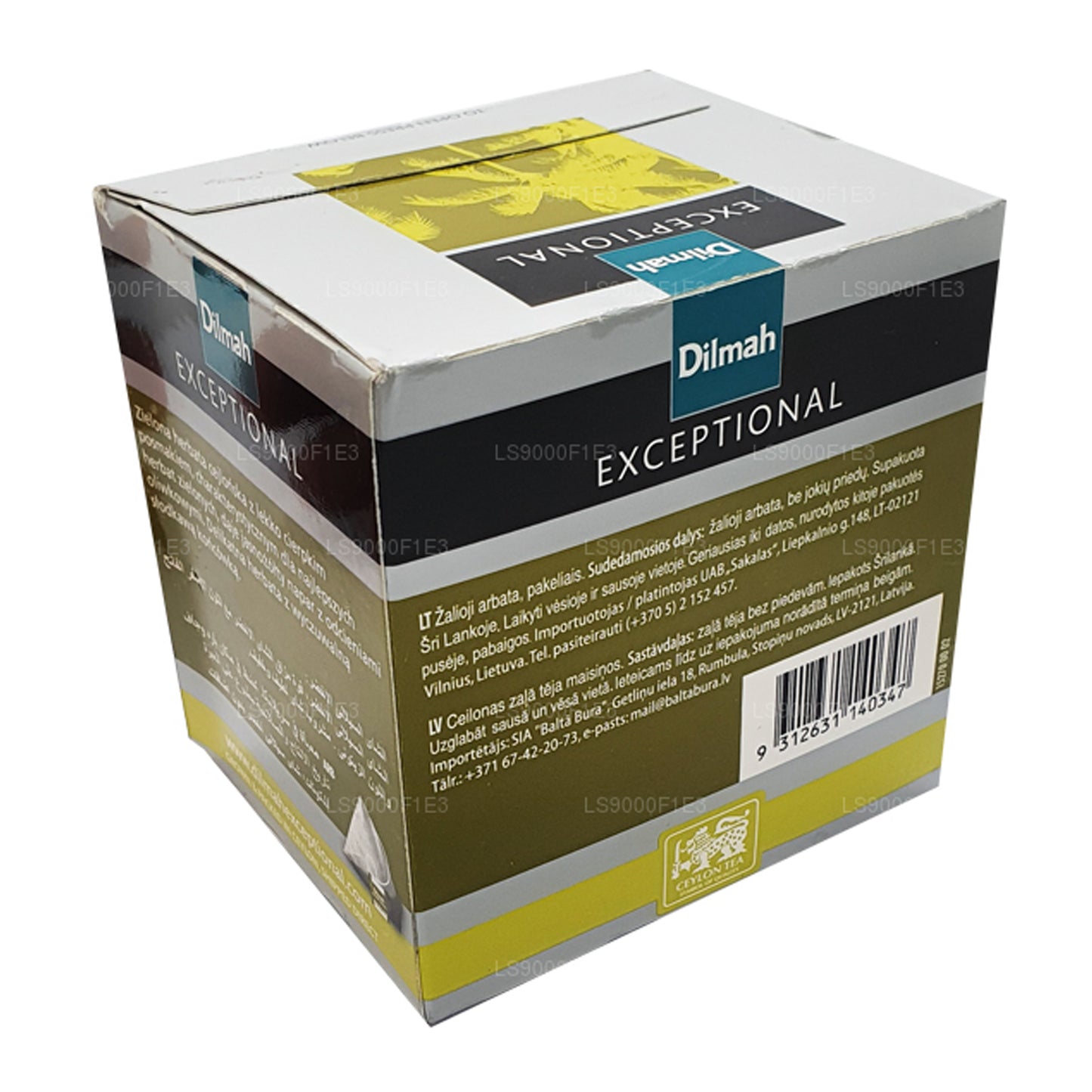 Dilmah Exceptional Ceylon-Grüntee (40 g) 20 Teebeutel