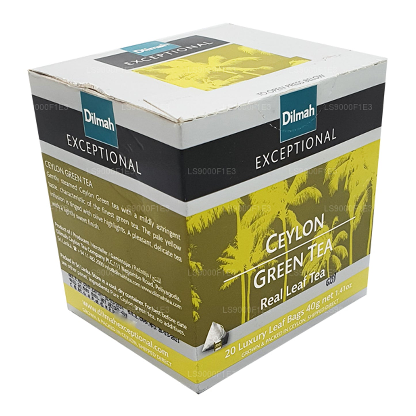 Dilmah Exceptional Ceylon-Grüntee (40 g) 20 Teebeutel