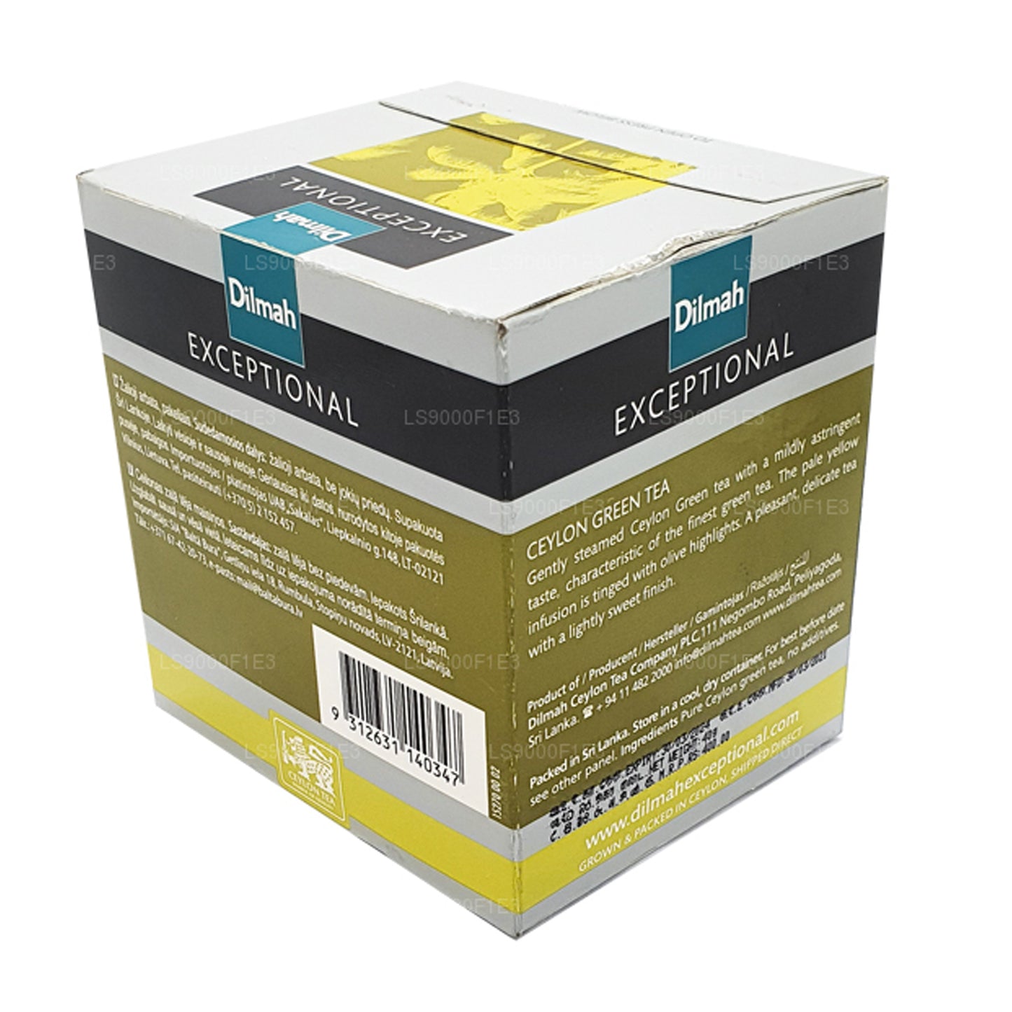 Dilmah Exceptional Ceylon-Grüntee (40 g) 20 Teebeutel