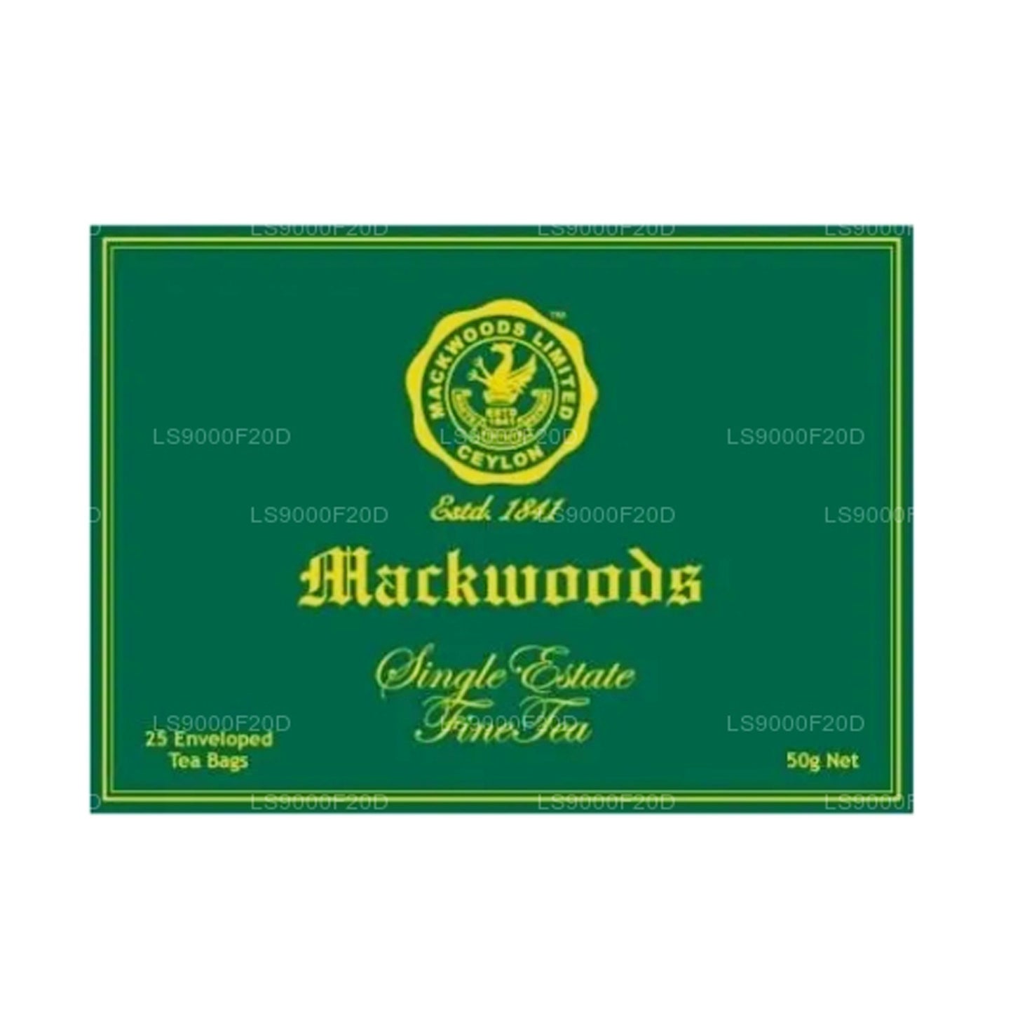 Mackwoods Classic, feiner Schwarztee, in 25 umhüllten Teebeuteln (50 g)