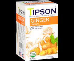 TIPSON – HERBAL – GINGER – BOX – UTBH – F&amp;PE – BIO – GINGER ORIGINAL (30 g)