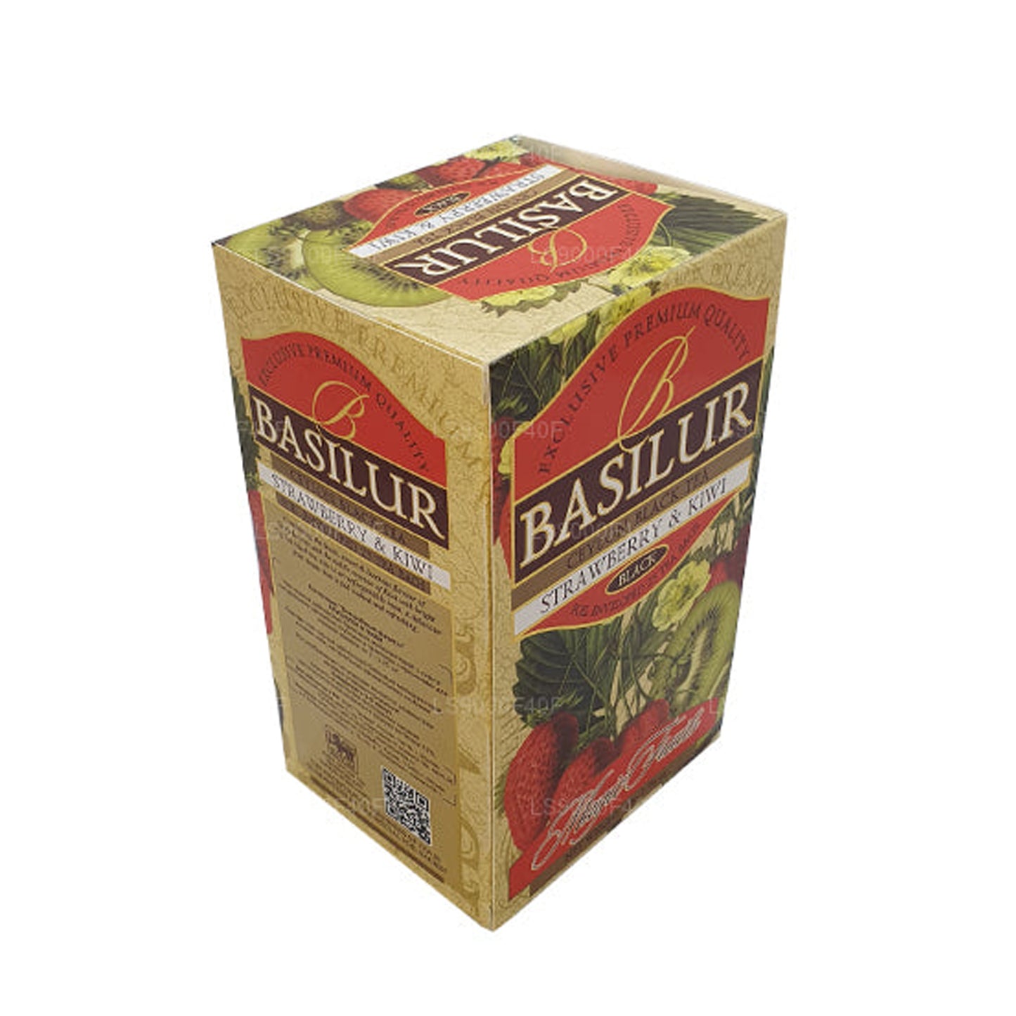 Basilur Erdbeere und Kiwi (50 g) 20 Teebeutel