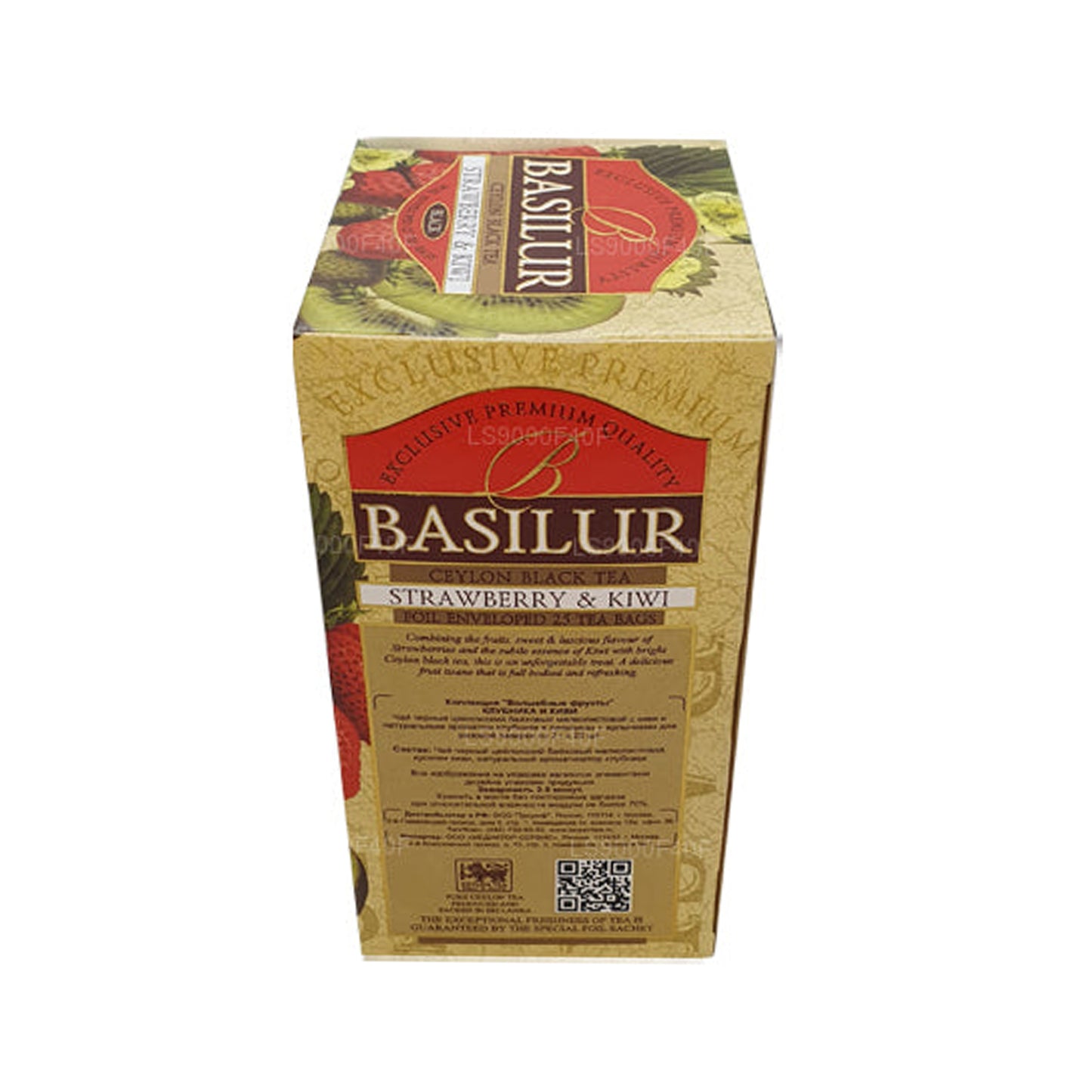 Basilur Erdbeere und Kiwi (50 g) 20 Teebeutel