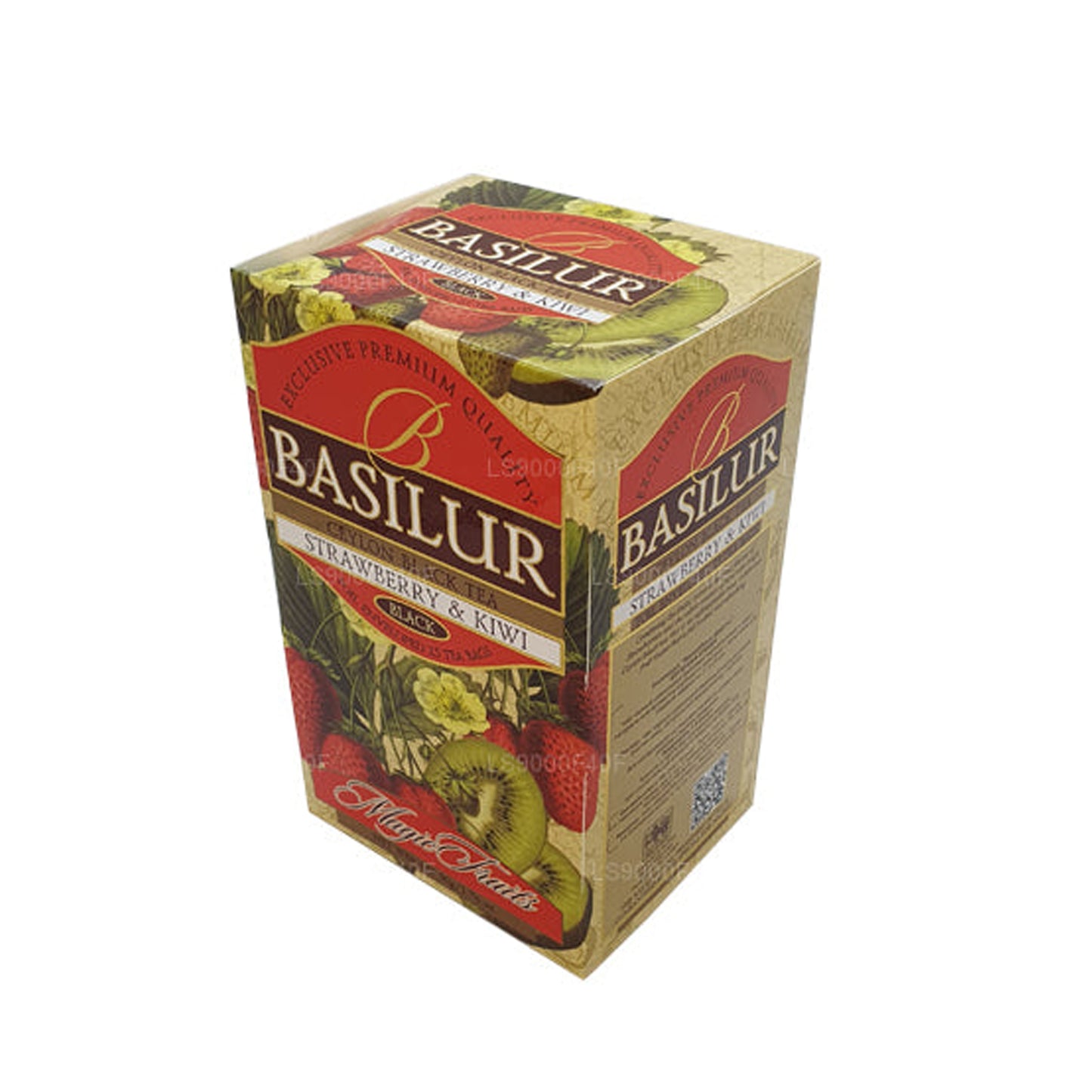 Basilur Erdbeere und Kiwi (50 g) 20 Teebeutel