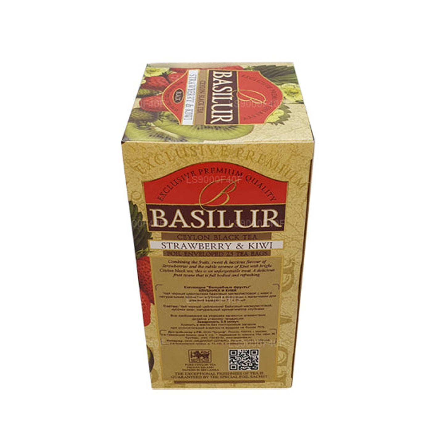 Basilur Erdbeere und Kiwi (50 g) 20 Teebeutel