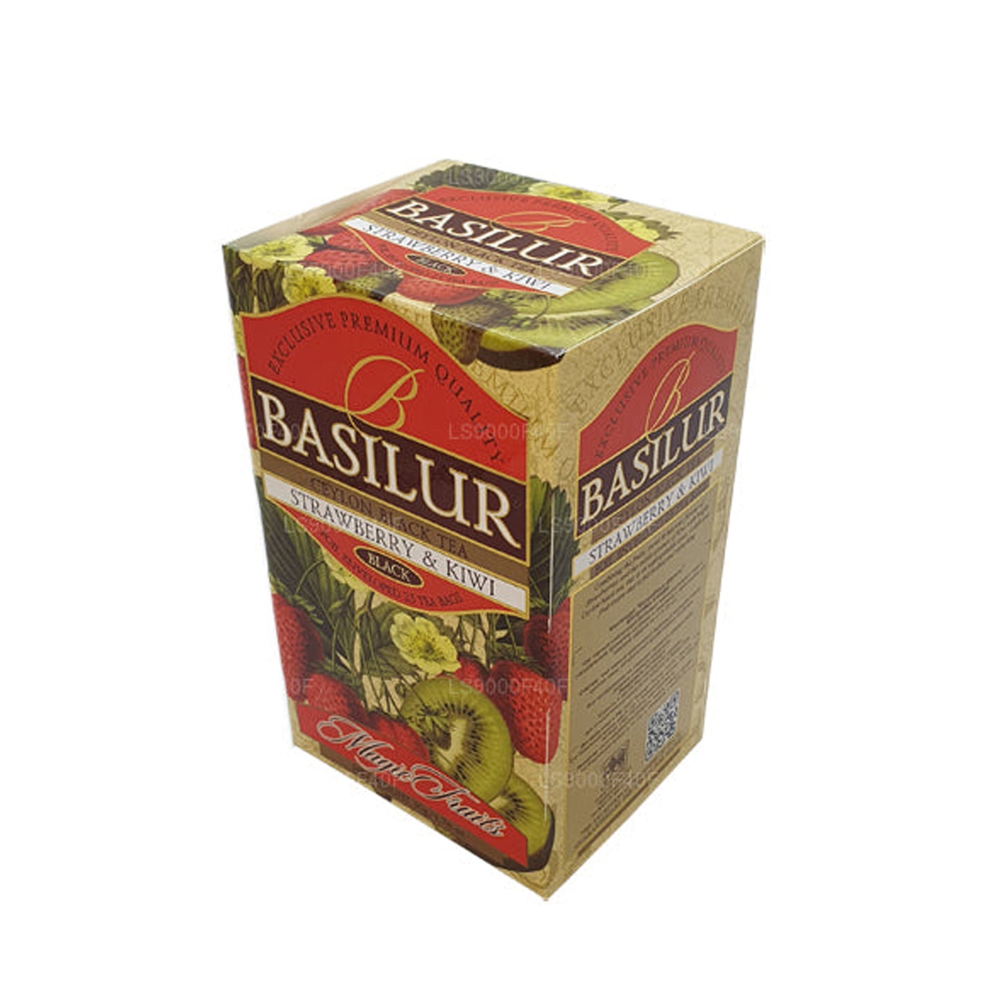 Basilur Erdbeere und Kiwi (50 g) 20 Teebeutel