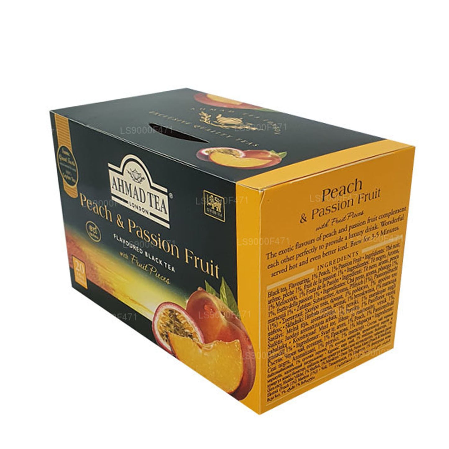 Ahmad Tea Pfirsich und Passion 20 Folienbeutel (40 g)