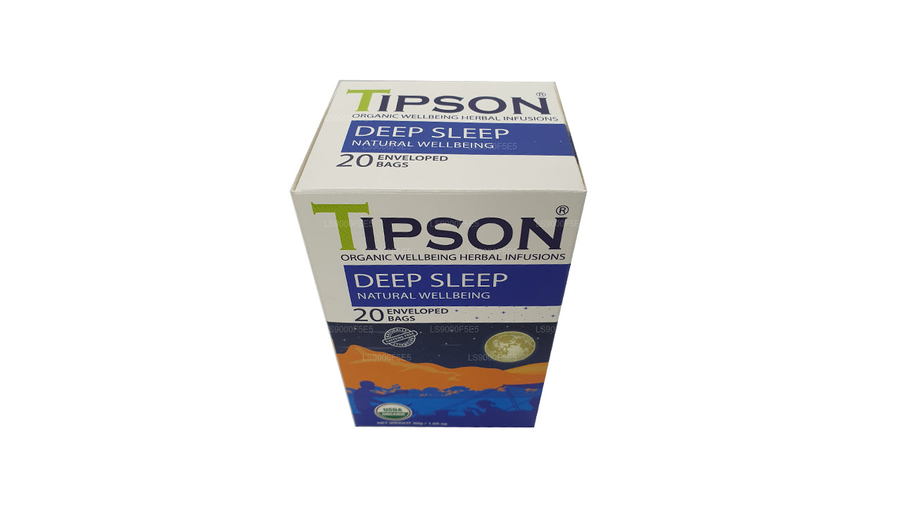 Tipson Organic Deep Sleep Natural Wellbeing 20 Beutel in Umschlägen (30 g)