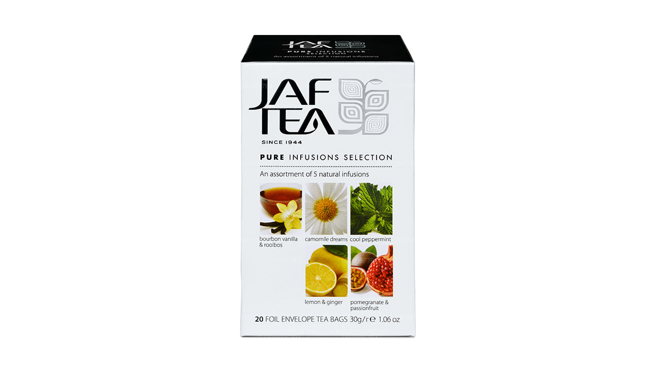 Jaf Tea Pure Infusions Auswahl Folienumschlag-Teebeutel (30 g)