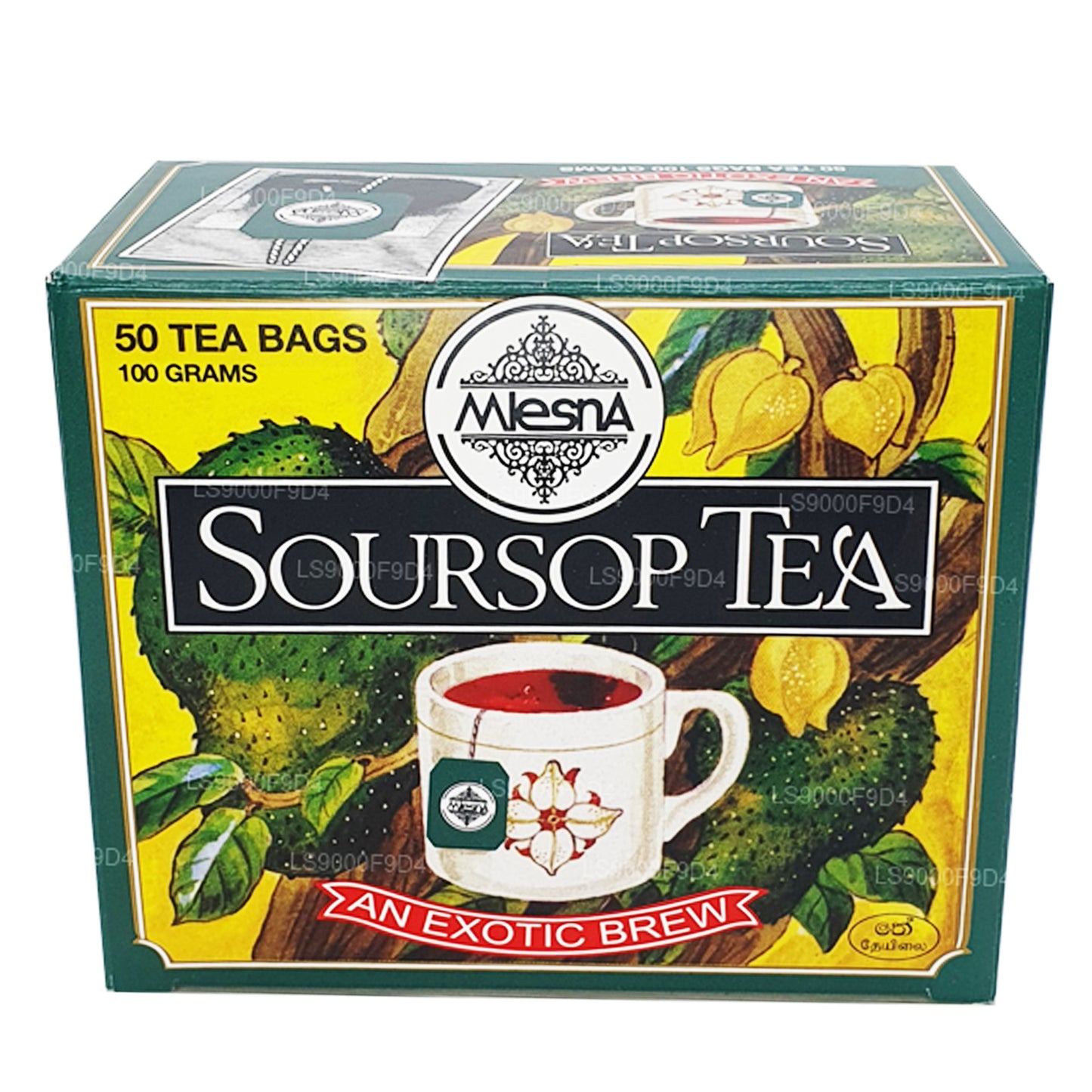 Mlesna Soursop Tea „An Exotic Brew“, 50 Teebeutel (100 g)
